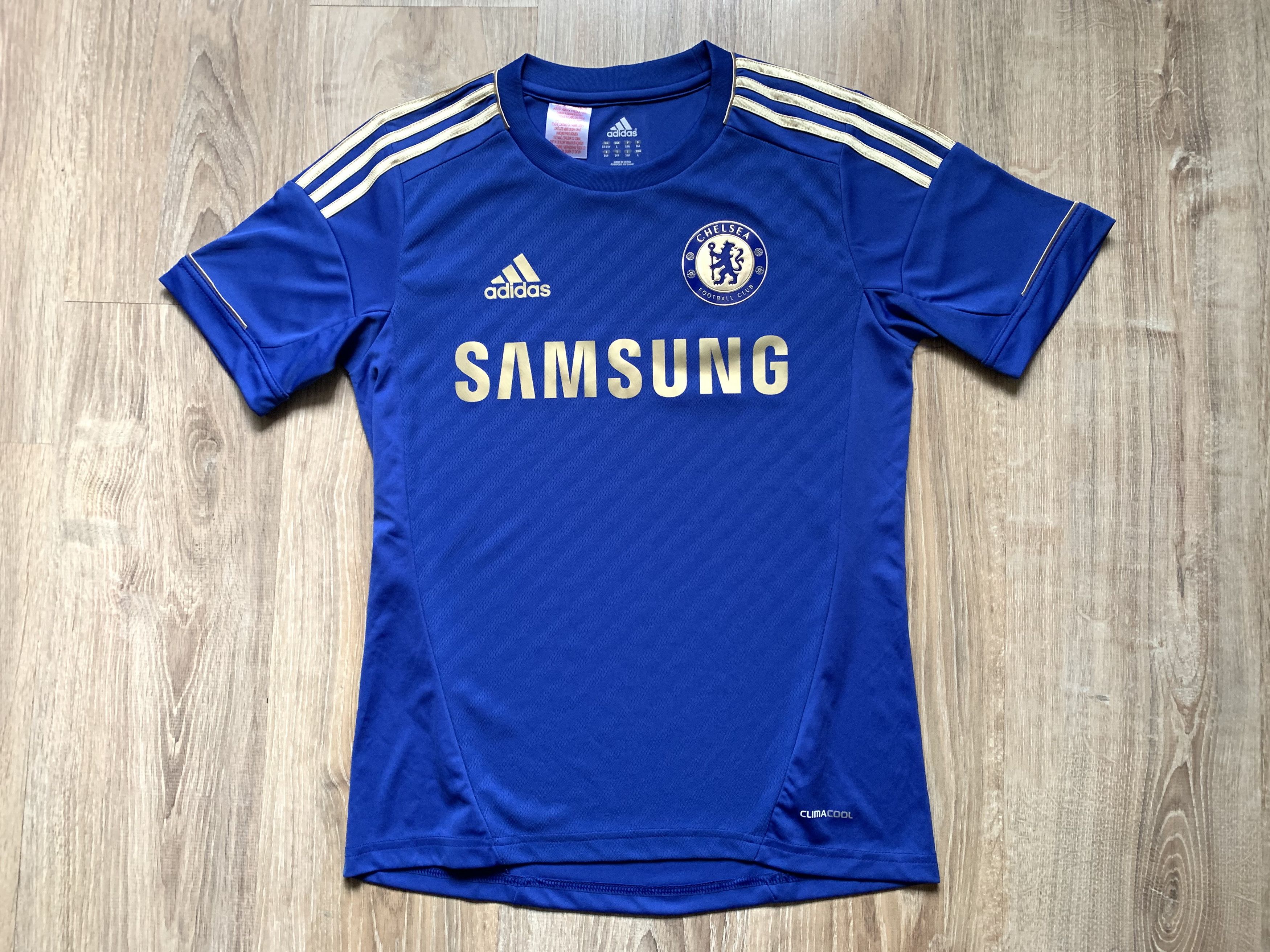 Kids Vintage Adidas Chelsea Football Shirt 2012-2013