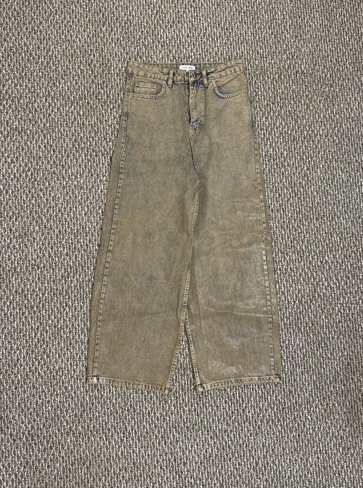 Colors Golden Brown Waxed Denim