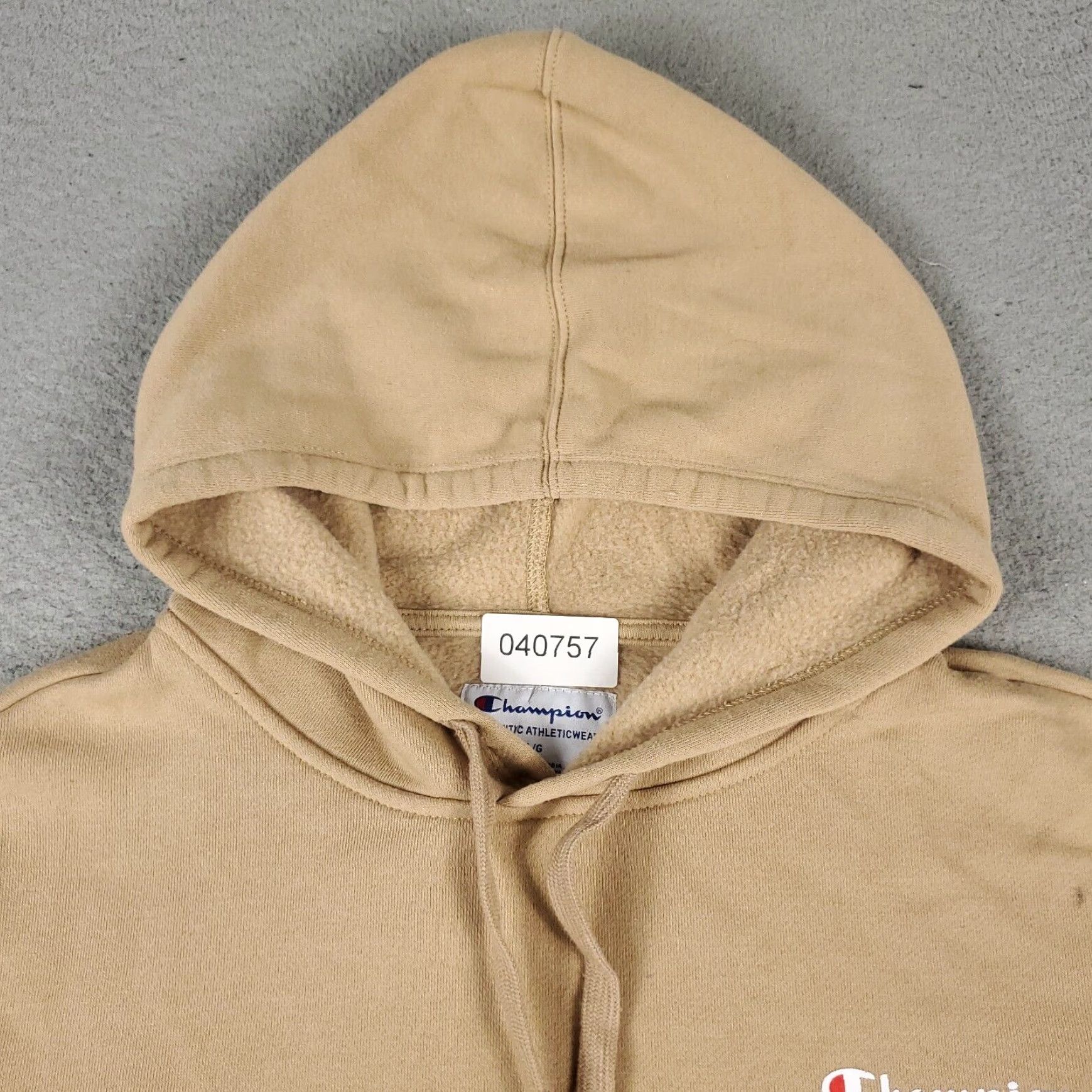 Champion Champion Womens Large Beige Pullover Hoodie Sweatshirt Size L / US 10 / IT 46 - 2 Thumbnail