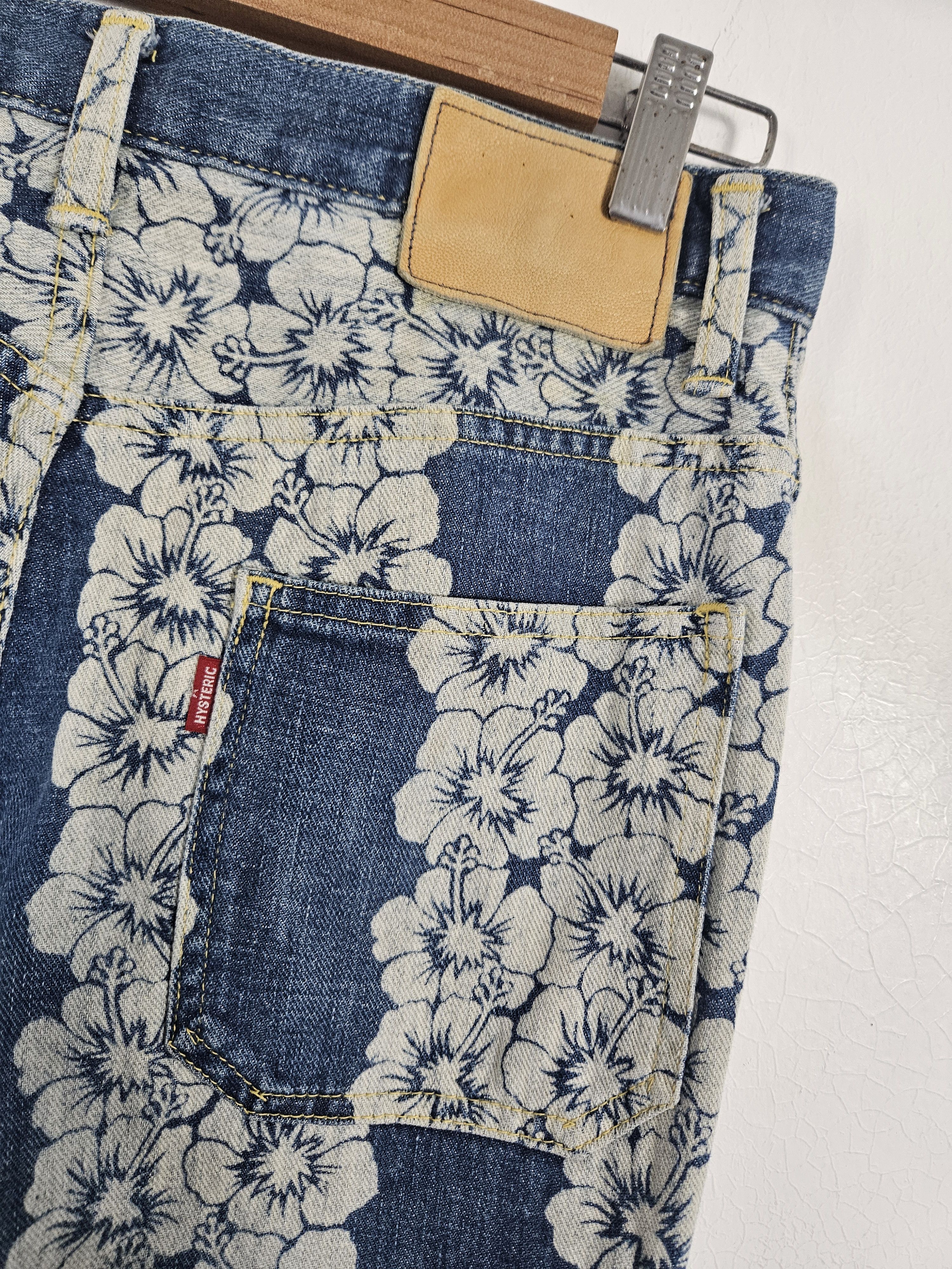 Hysteric Glamour Hysteric Glamour Flower Jeans Size US 35 - 4 Thumbnail