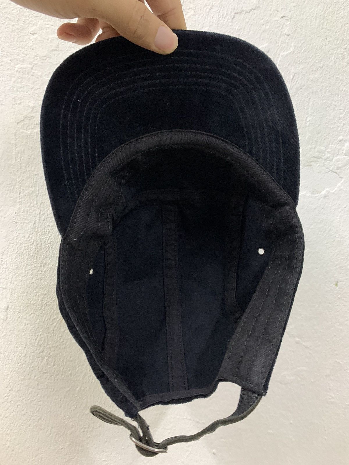 Supreme Supreme Box Logo Velour Suede Hat 5 Panel Size ONE SIZE - 7 Thumbnail