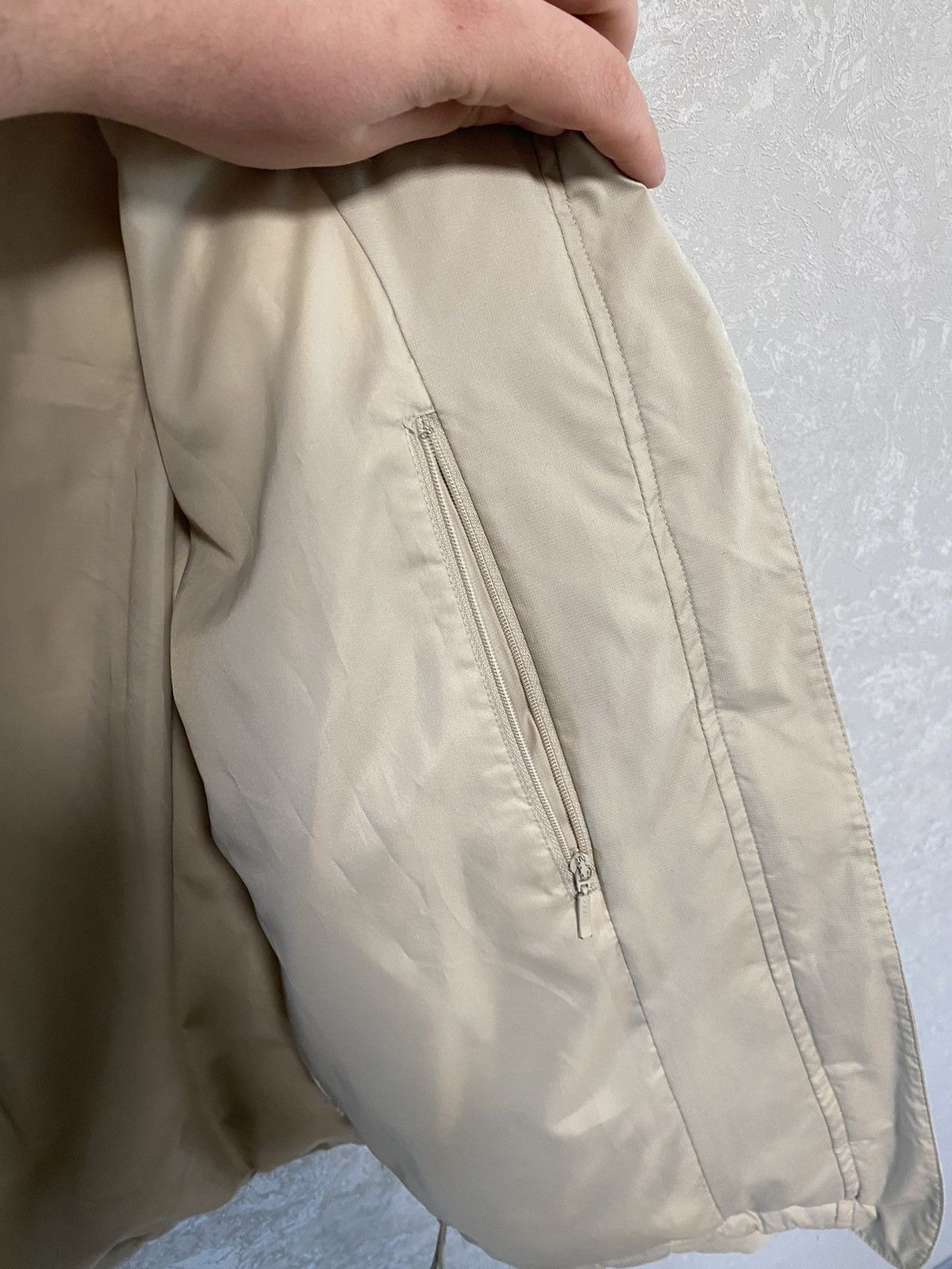 Nike × Vintage Vintage Nike Beige Puffer Jacket Size M 0OS Size M / US 6-8 / IT 42-44 - 8 Thumbnail