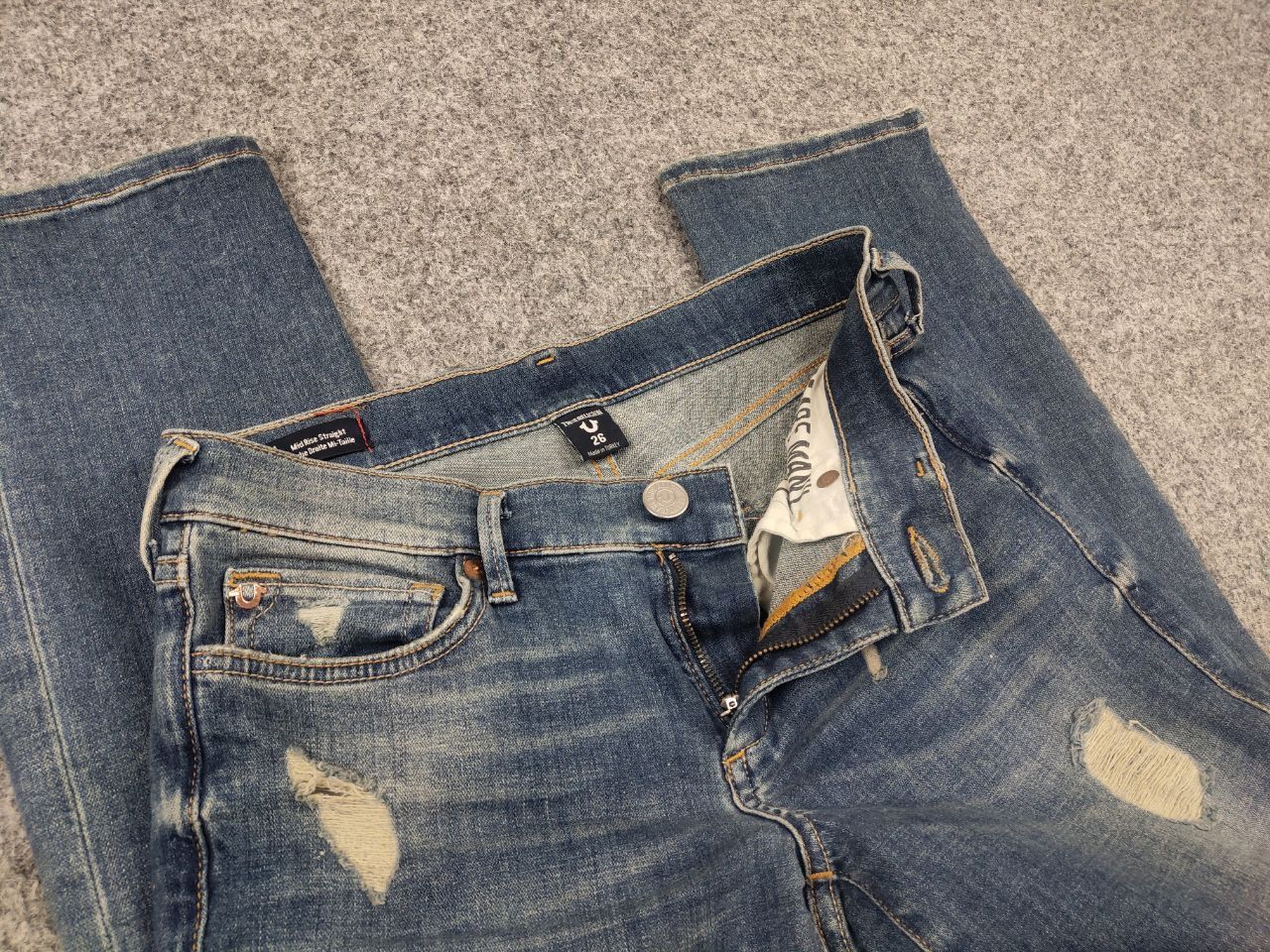 True Religion True Religion Vintage Y2K Style cora mid rise Denim Jeans Size 26" / US 2 / IT 38 - 10 Thumbnail