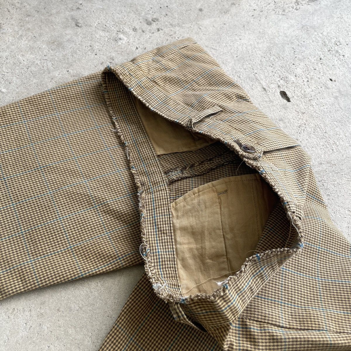 Issey Miyake Vintage I.S Sunao Kuwahara Checkered Trousers Pants W29 Size US 29 - 8 Thumbnail