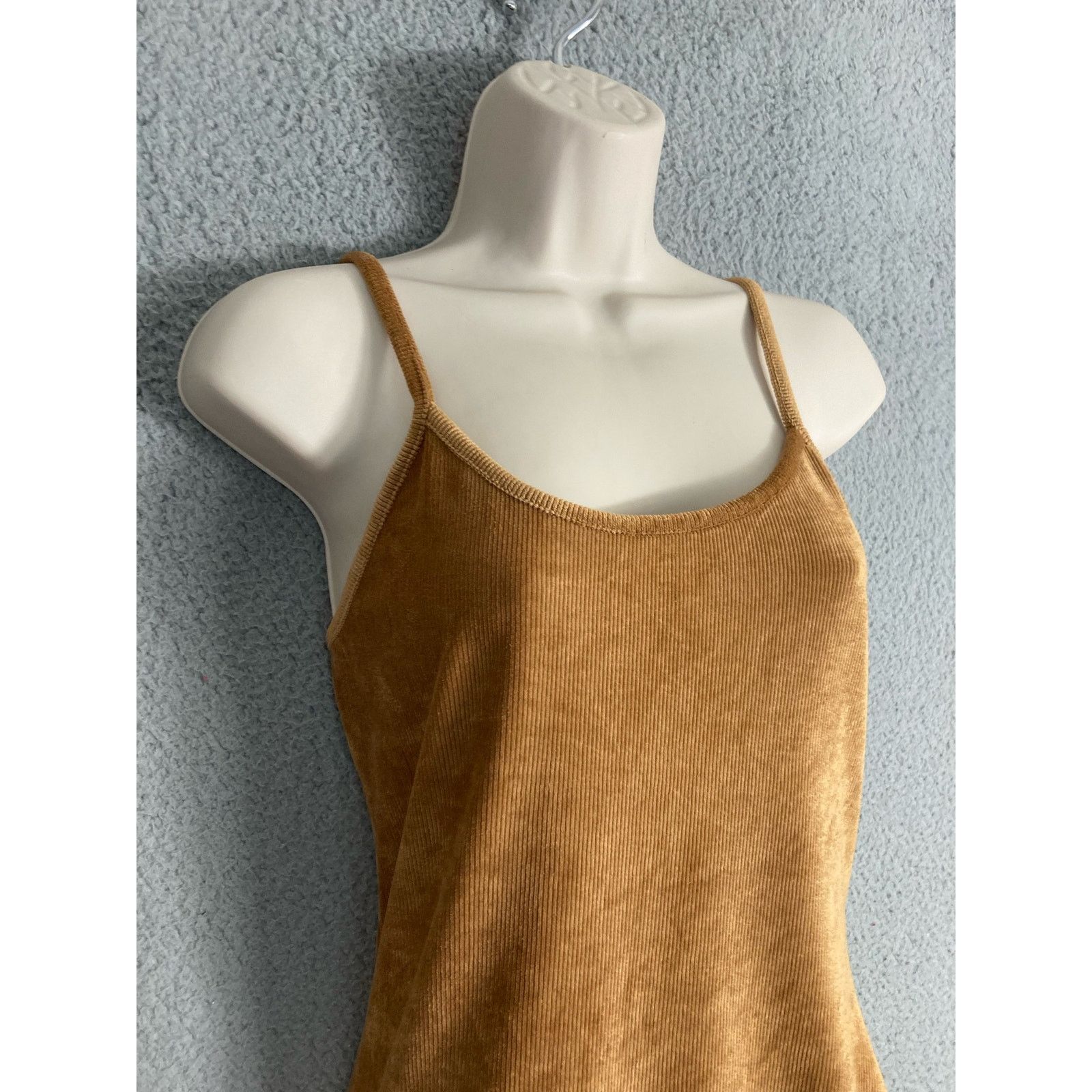 Other VIBE Sportswear Sleeveless Ribbed Mini Dress XL Beige Size XL / US 12-14 / IT 48-50 - 4 Thumbnail