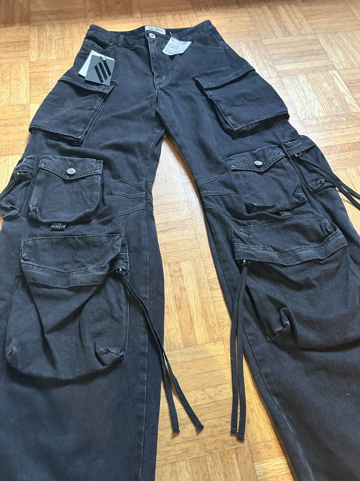 The Attico The attico cargo fern black long pants Size 26" / US 2 / IT 38 - 3 Thumbnail