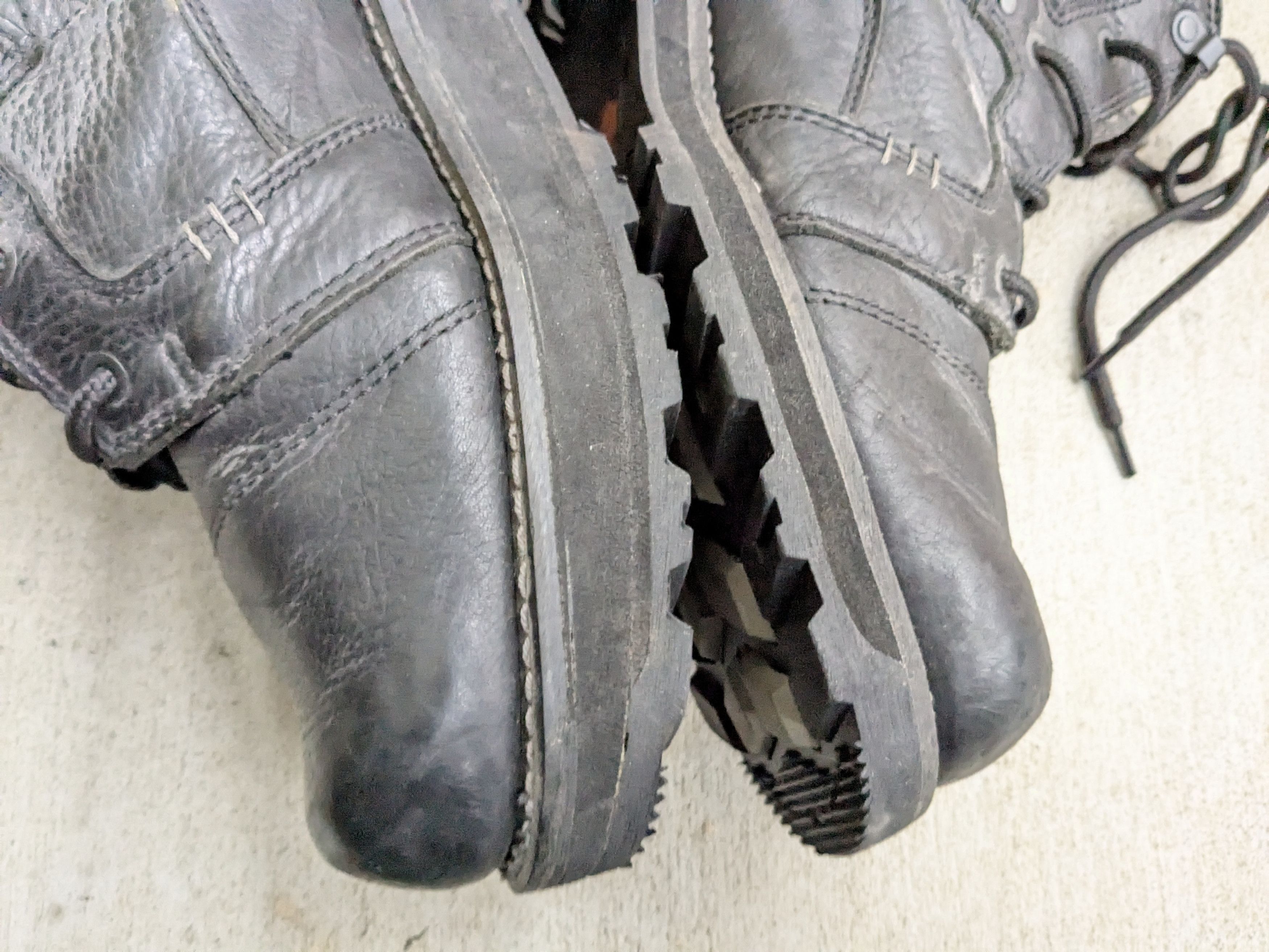 Harley Davidson Harley Davidson Motorcycle Boots Black 12 Biker Leather Size US 12 / EU 45 - 10 Thumbnail