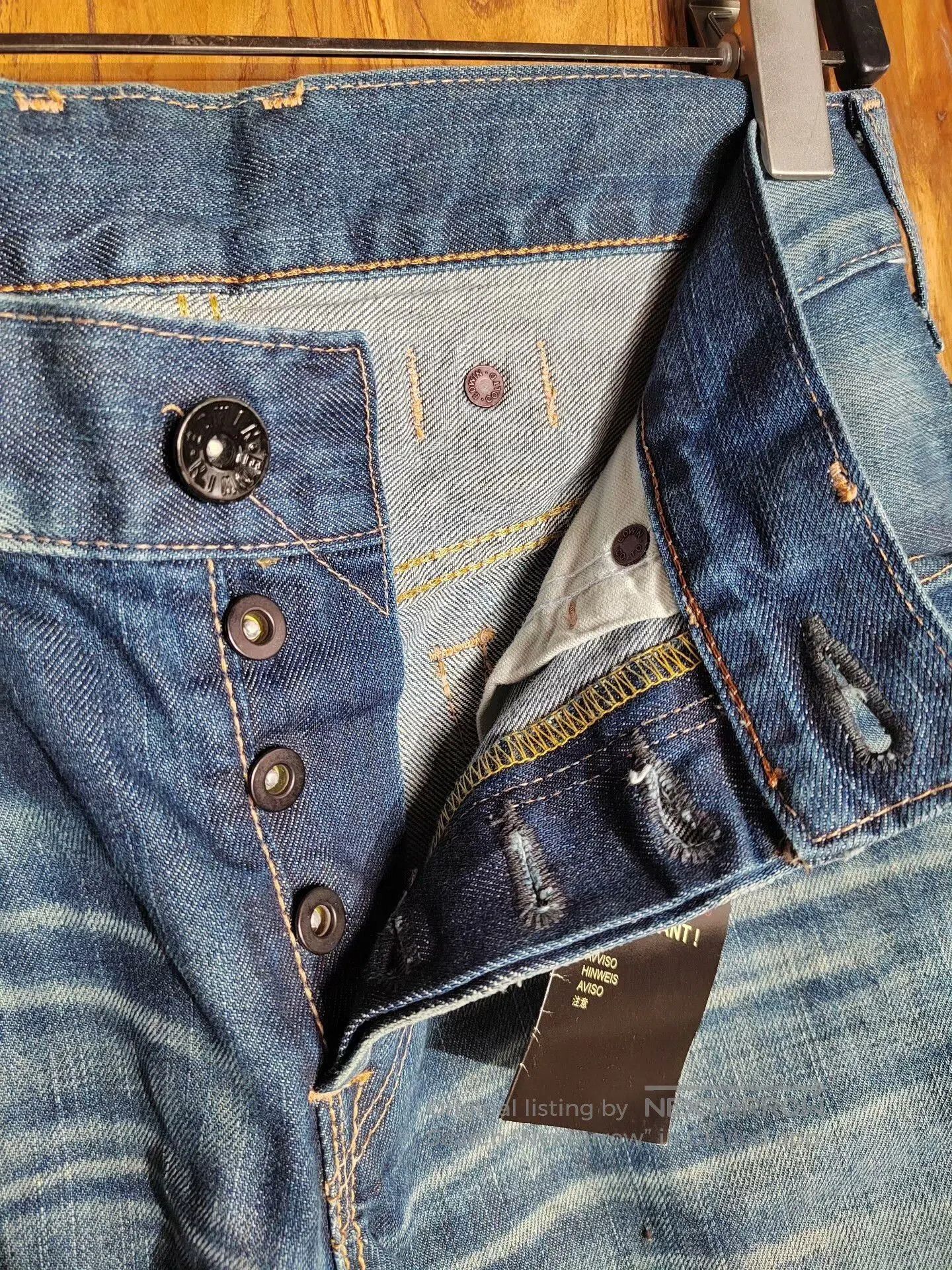 Edwin EDWIN Denim Jeans with Classic Wash Design. Size US 29 - 4 Thumbnail