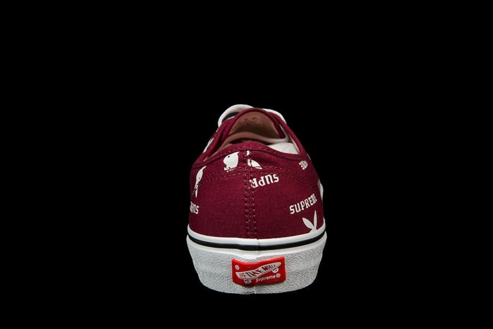 Vans 2014 VANS x Supreme Playboy Authentic Pro Burgundy Size US 11 / EU 44 - 5 Thumbnail