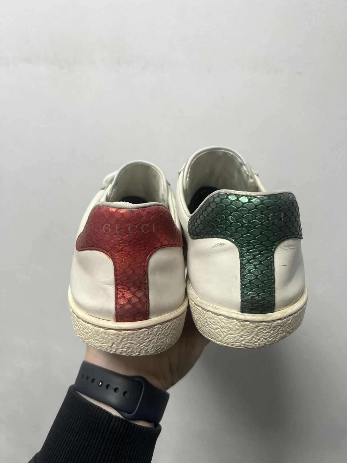 Gucci Gucci low top sneakers Bianoco/BBR/Blue Size US 8.5 / EU 41-42 - 7 Thumbnail