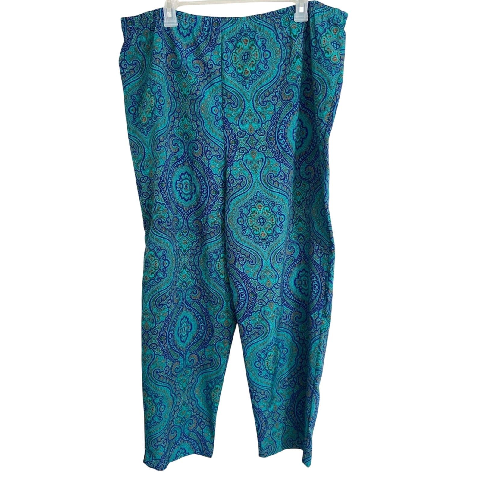 Victoria's Secret Vintage 80s Victorias Secret Gold Label Pajama Lounge Pants Size 26" / US 2 / IT 38 - 1 Thumbnail