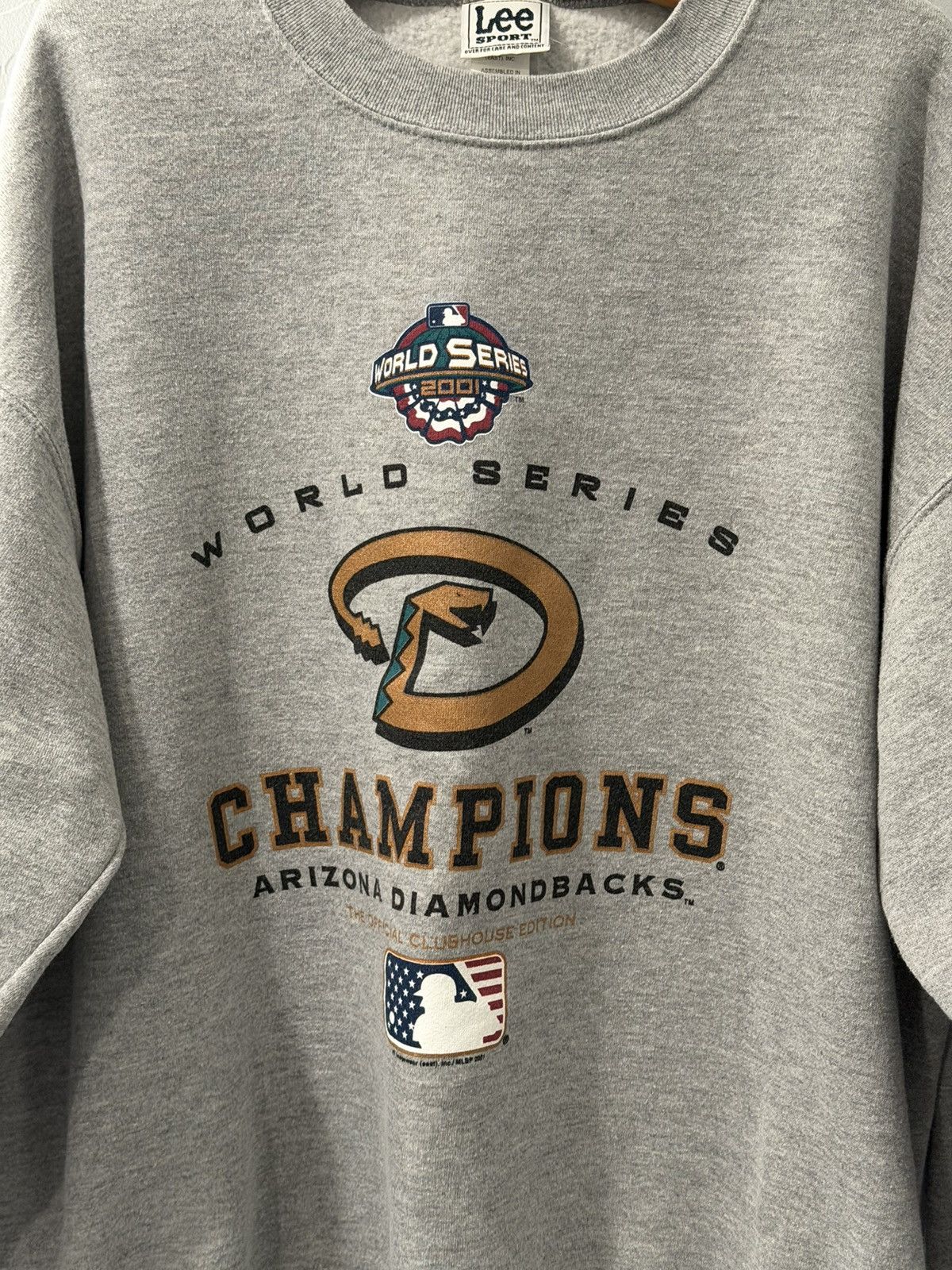 Lee Vintage 2001 Lee AZ Diamondbacks World Series Sweatshirt XL Size US XL / EU 56 / 4 - 2 Thumbnail