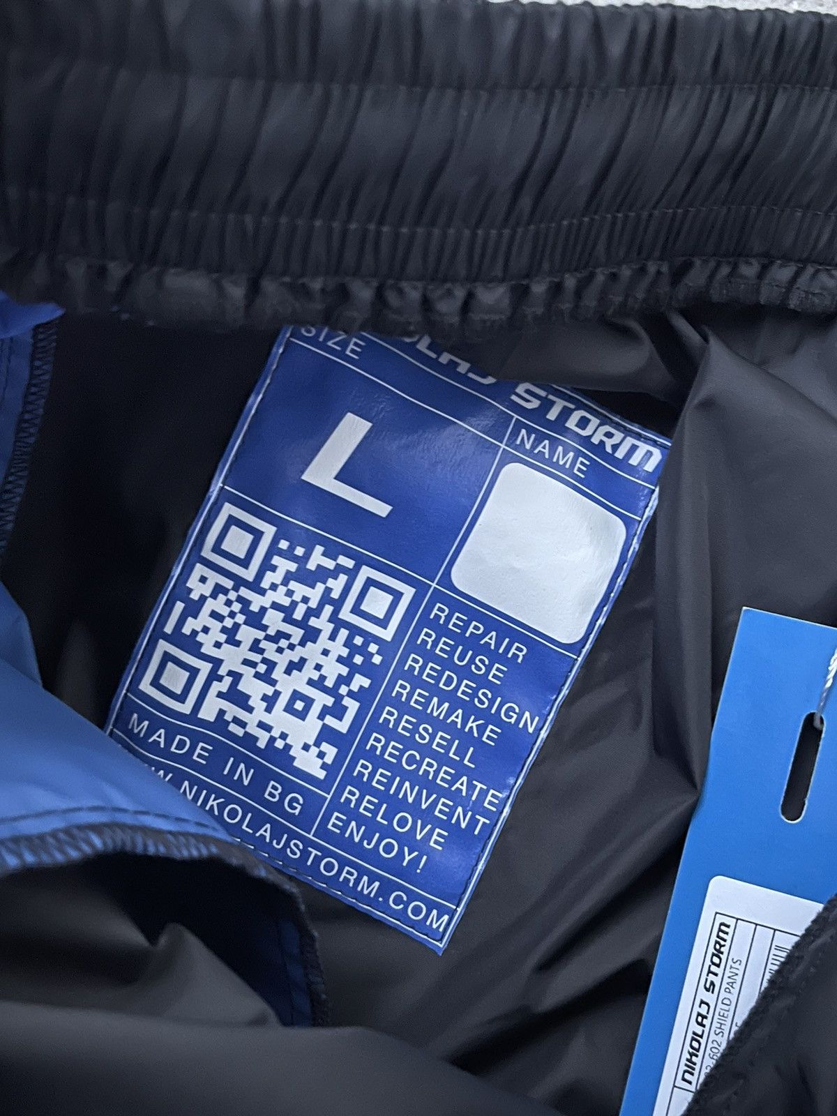 Other !DS! SS22 Nikolaj Storm Nightshade Black Blue Shield Pants Size US 34 / EU 50 - 13 Thumbnail