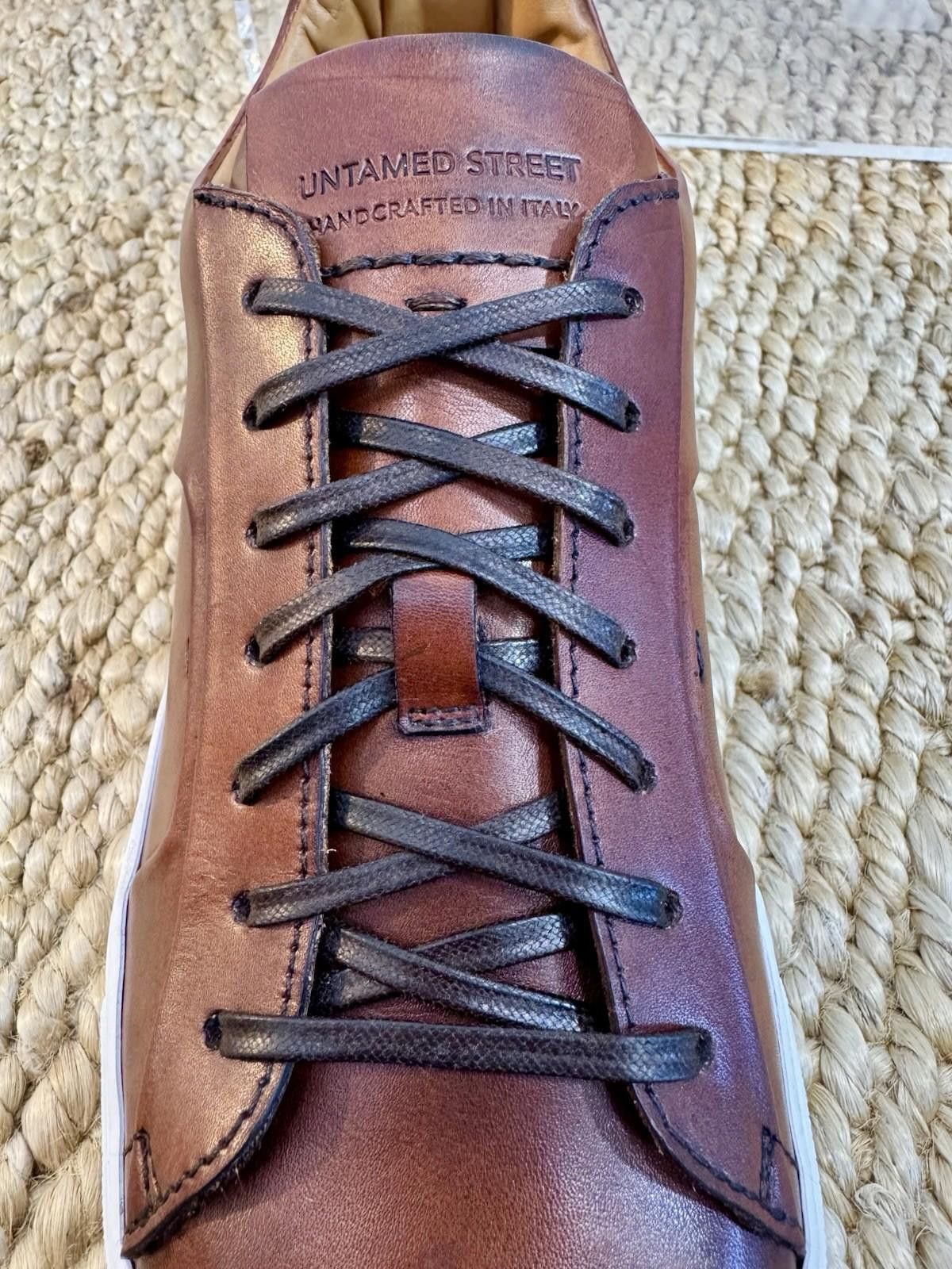 Other Untamed Street Size 40 Skye Cognac Leather Sneakers Mens 7 Size US 7 / EU 40 - 8 Thumbnail