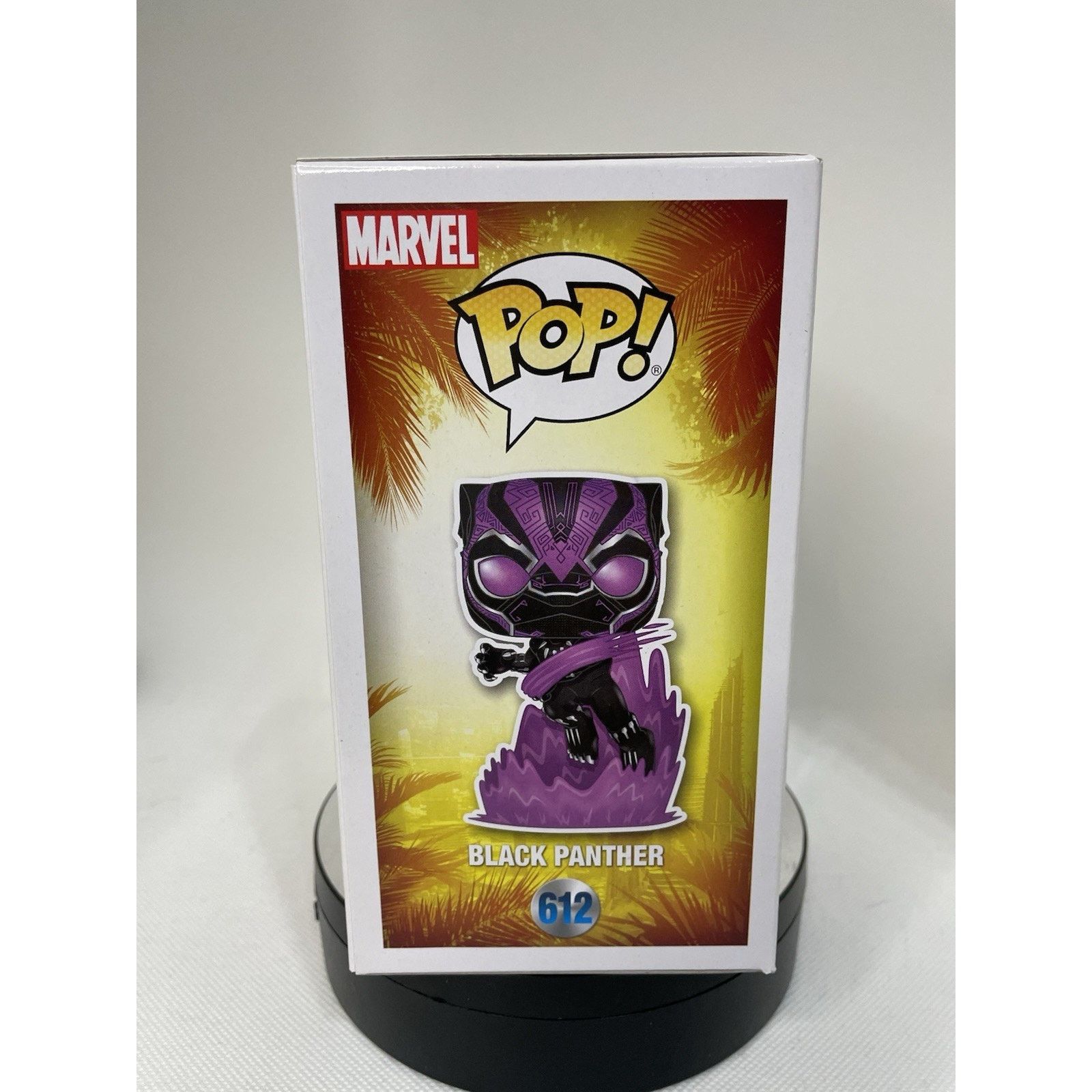 Marvel Comics Funko Pop! Vinyl: Marvel - Black Panther 612 - Glow Size ONE SIZE - 7 Thumbnail
