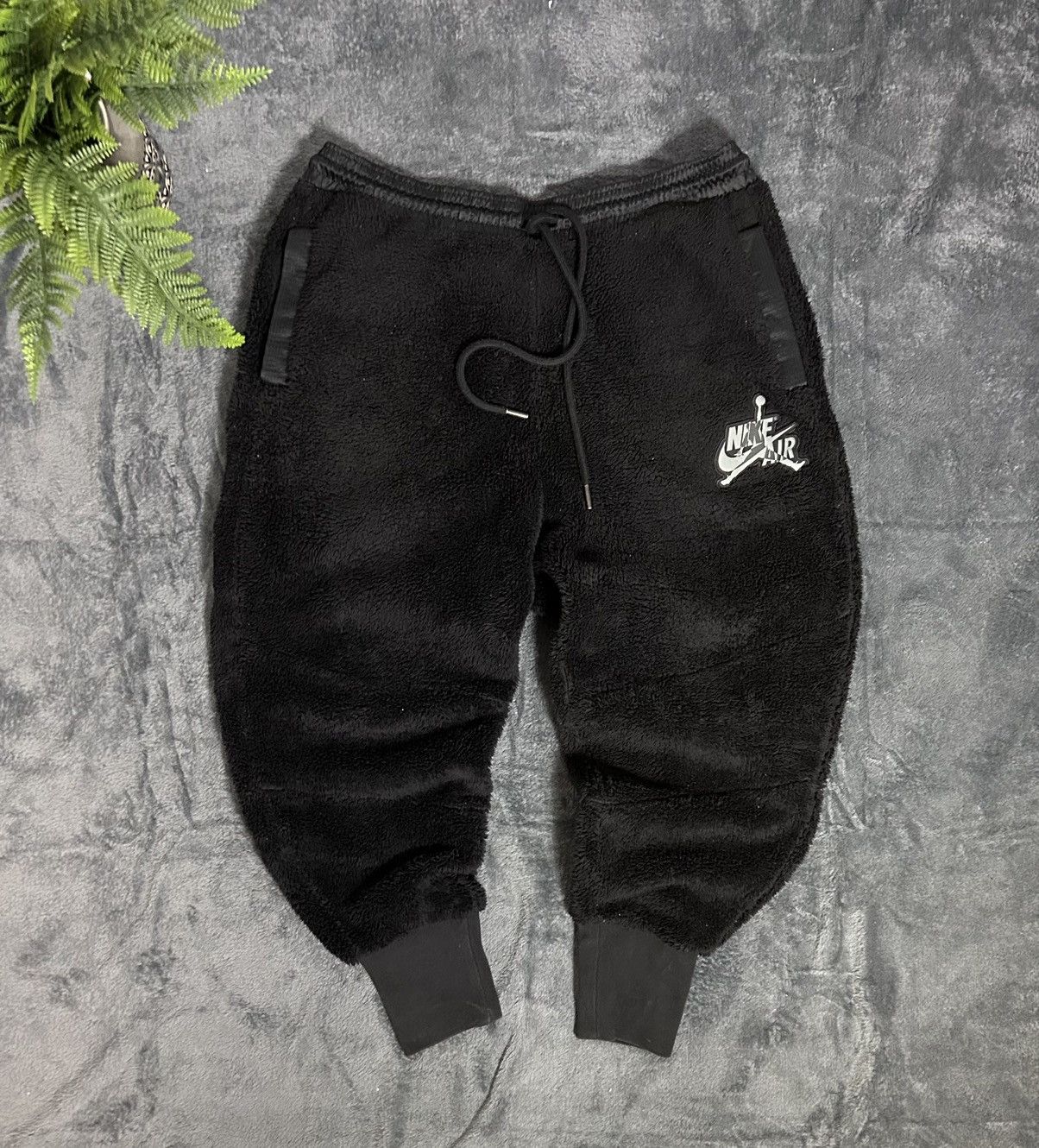 Nike Air Jordan Vintage Jogger Fleece Pants Small Logo Rare