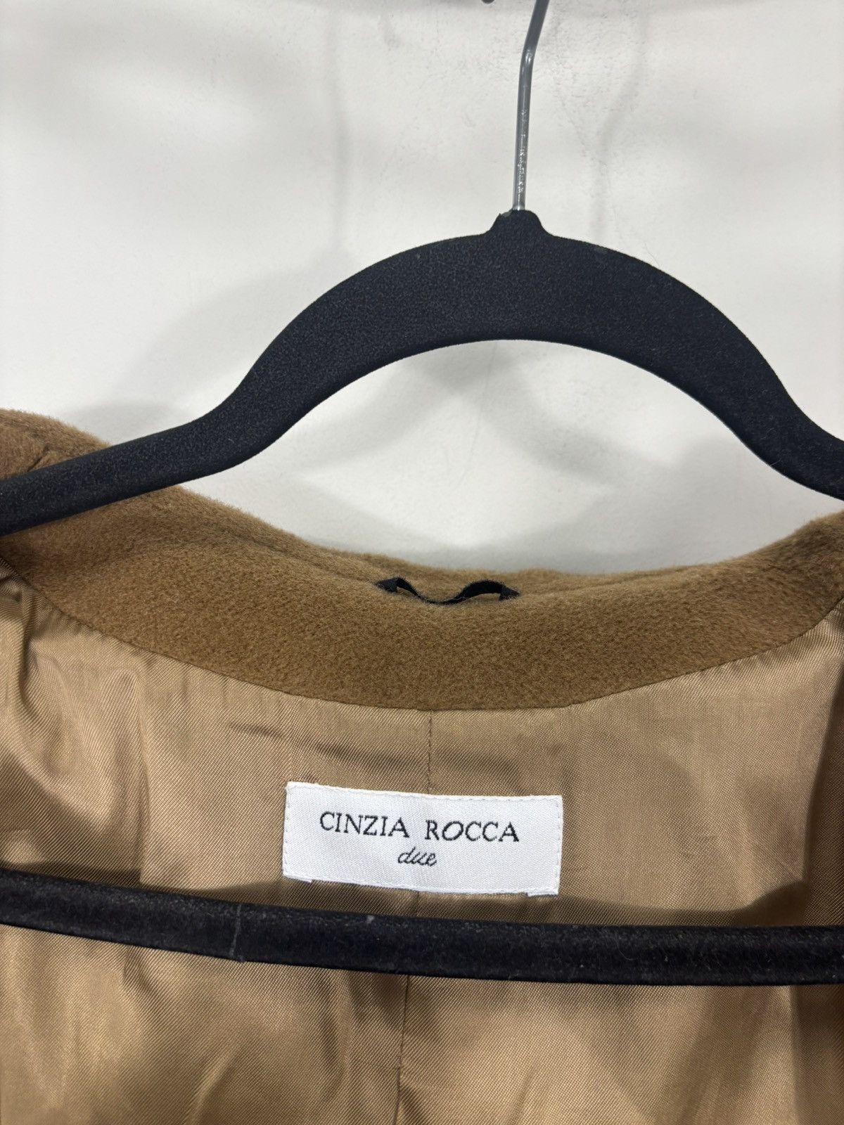 Cinzia Rocca Cinzia Rocca Due Women’s Wool Cashmere Hooded Duffle Coat Size S / US 4 / IT 40 - 16 Thumbnail