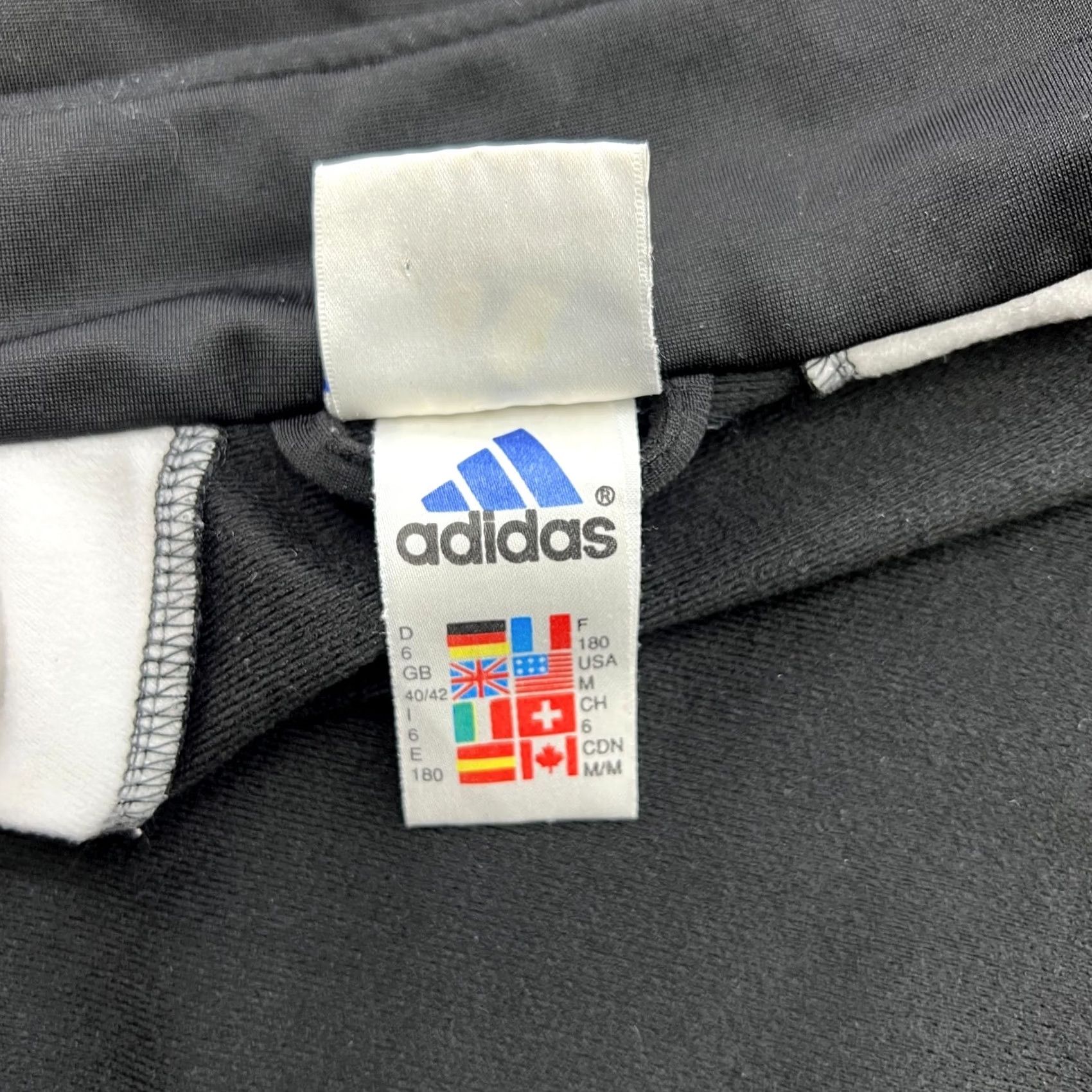 Adidas Feyenoord Adidas Track Jacket Football Medium M Black Vintage Junior? No, Mens. Size US M / EU 48-50 / 2 - 7 Thumbnail
