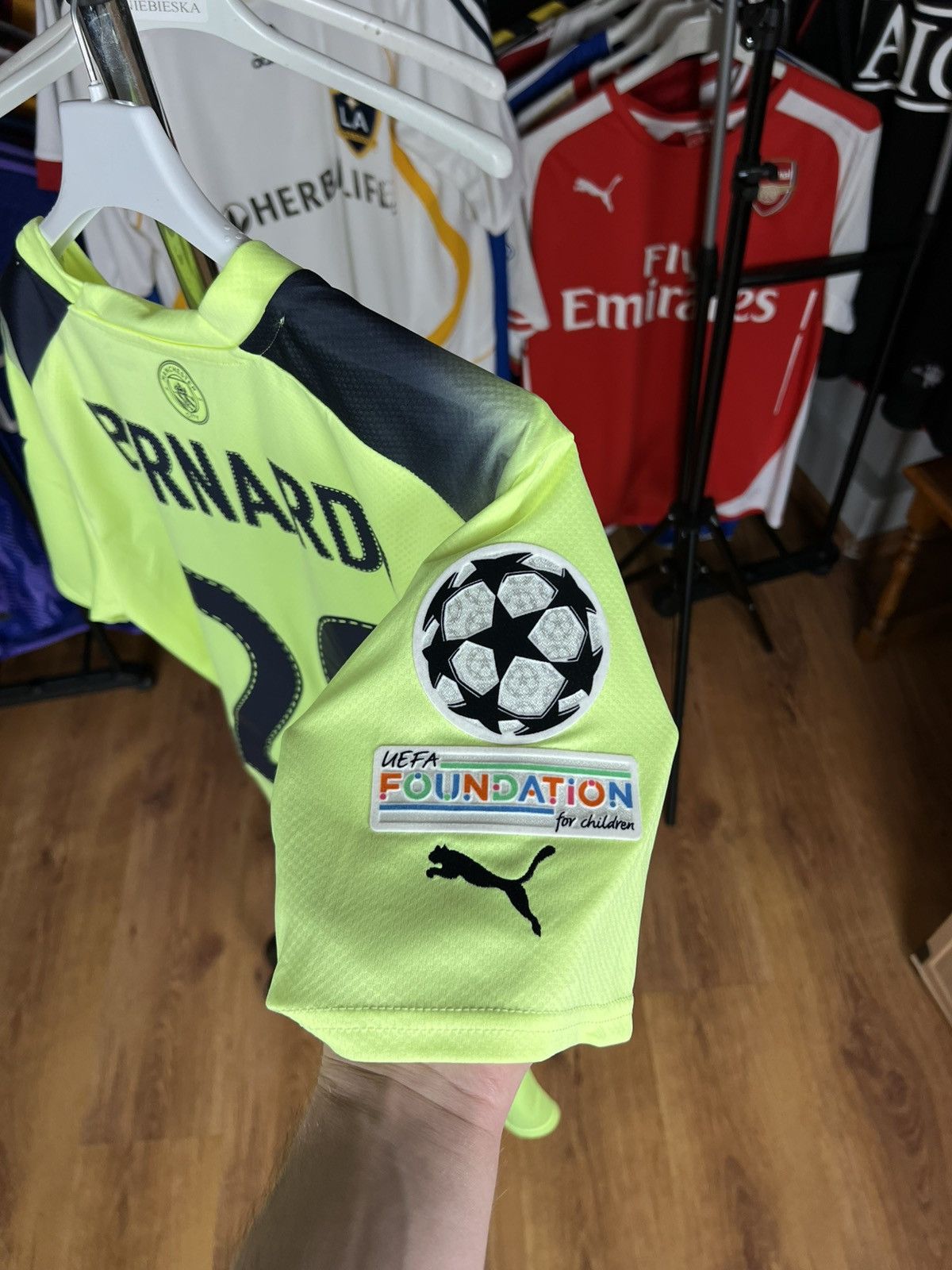 Puma Soccer Jersey Puma Manchester City 2022/23 Bernardo Silva Size US M / EU 48-50 / 2 - 6 Thumbnail
