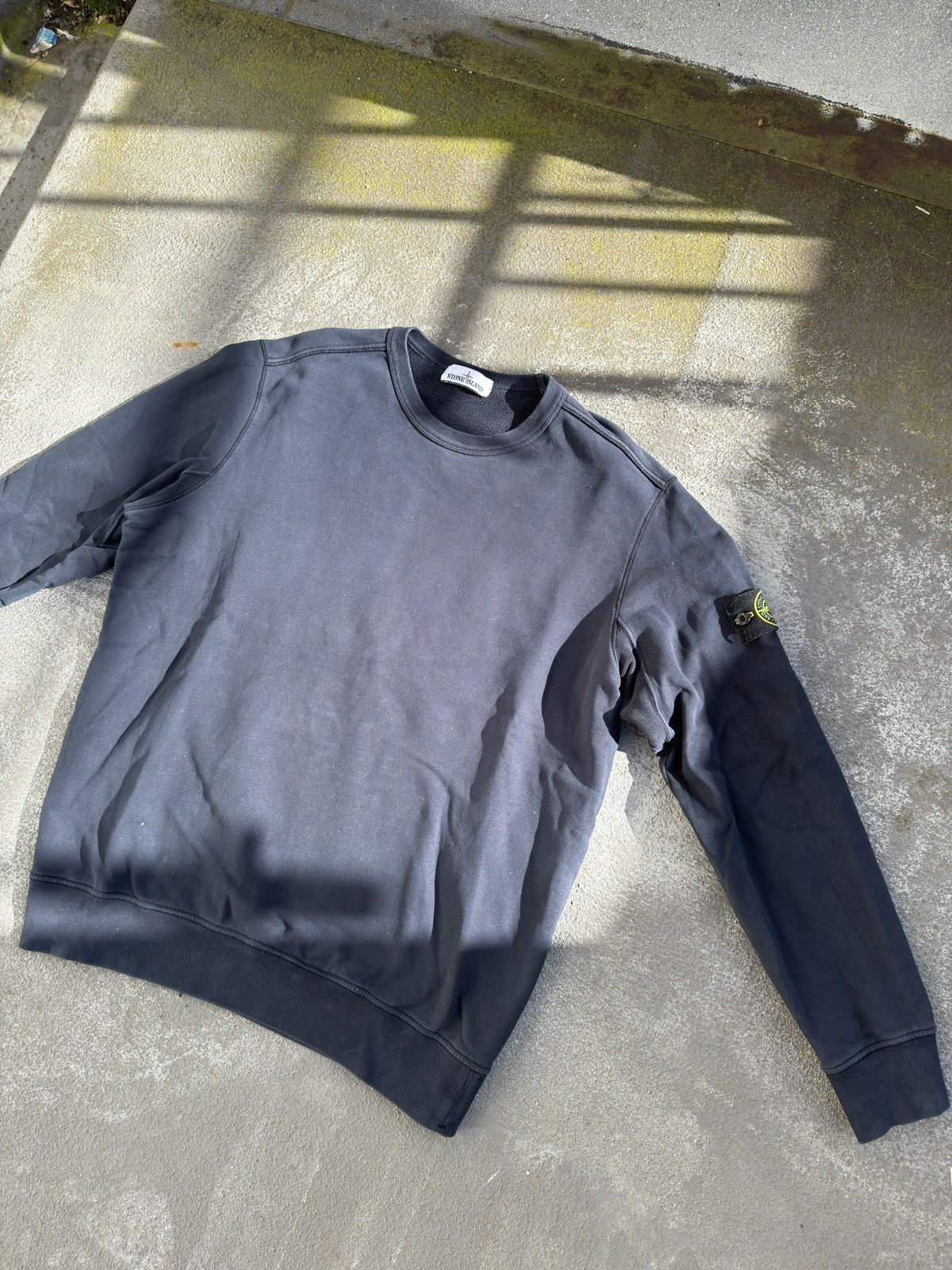Stone Island Stone Island Garment Dyed Crew Sweatshirt Navy XXL Size US XXL / EU 58 / 5 - 1 Thumbnail