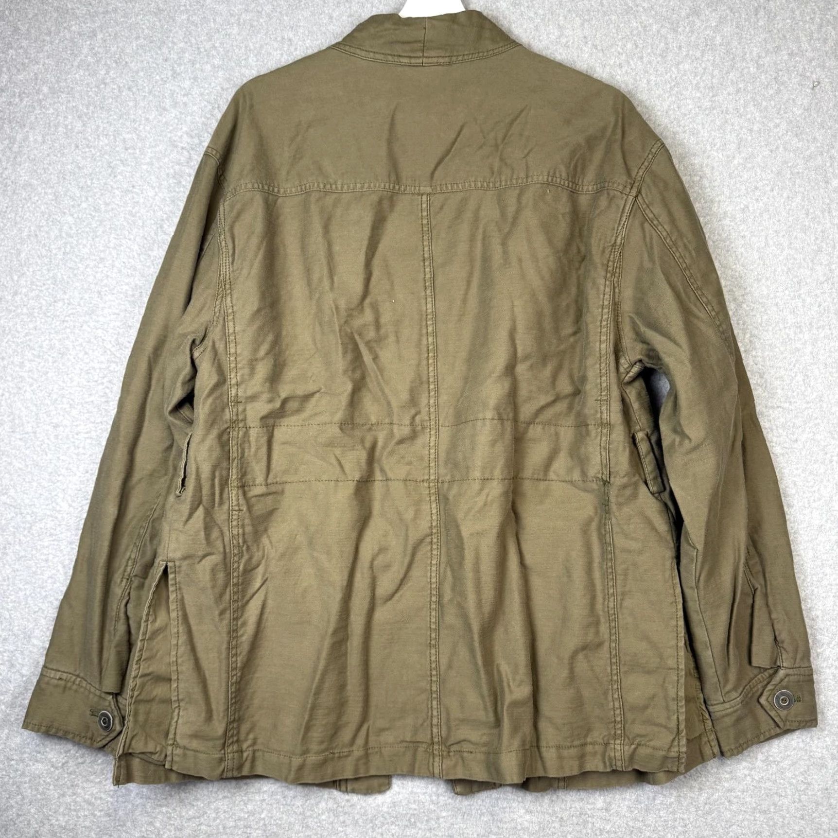 Free People Free People Jacket Women's Military Green Utility Pockets Cotton M Regular Green Military 90s? Size M / US 6-8 / IT 42-44 - 6 Thumbnail