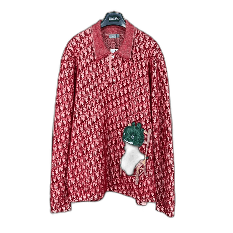 Dior Dior Embroidered Mohair Knitted Sweater-2506 Size US M / EU 48-50 / 2 - 1 Thumbnail