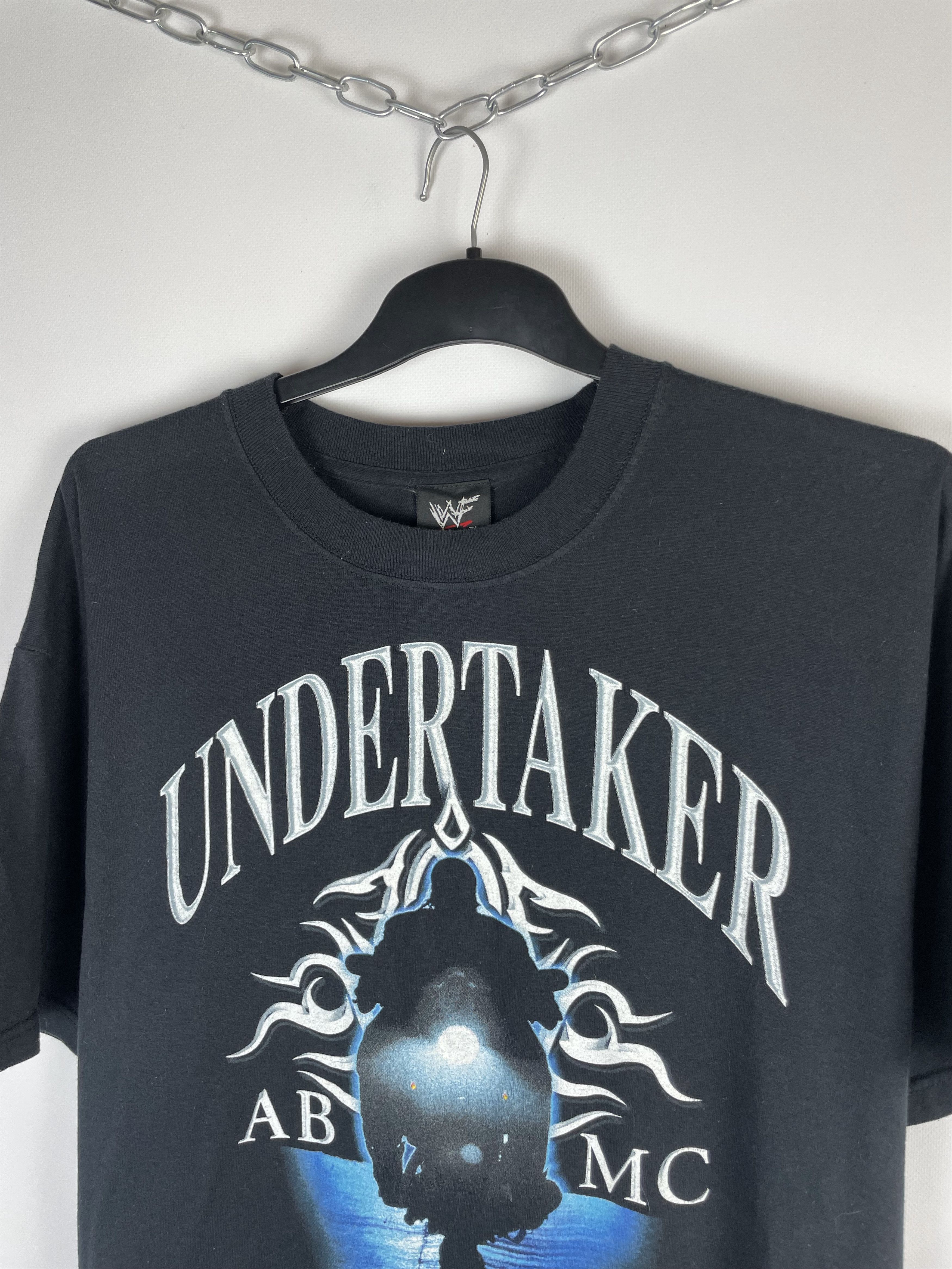 Vintage Vintage 2001 The Undertaker Biker ABMC WWE Black Tee Size US XL / EU 56 / 4 - 4 Thumbnail