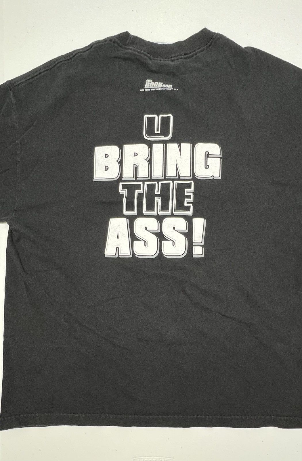 VINTAGE WWF WWE The Rock! Hardcore Collection Wrestling T