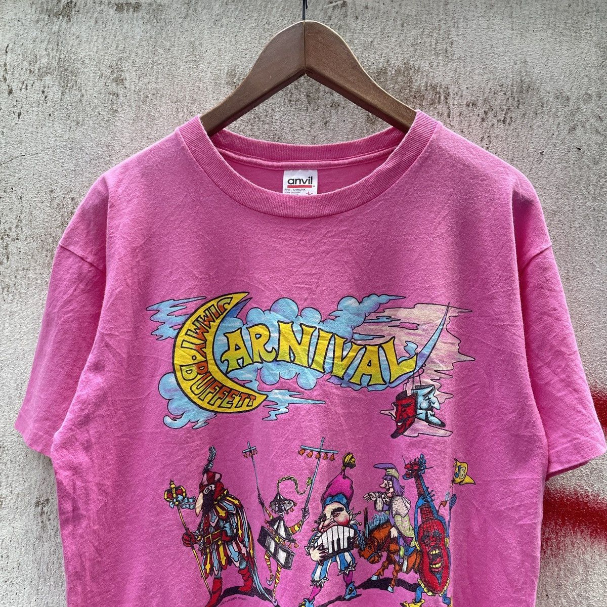 Band Tees 90s Vintage Jimmy Buffett Carnival Tour T-Shirt Large Size US L / EU 52-54 / 3 - 2 Thumbnail