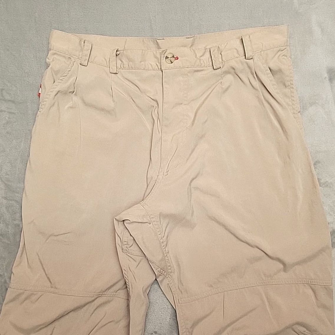 The North Face The North Face Pants Mens 38 Beige Cargo Tech 100% Nylon Lightweight Hiking Size US 38 / EU 54 - 4 Thumbnail
