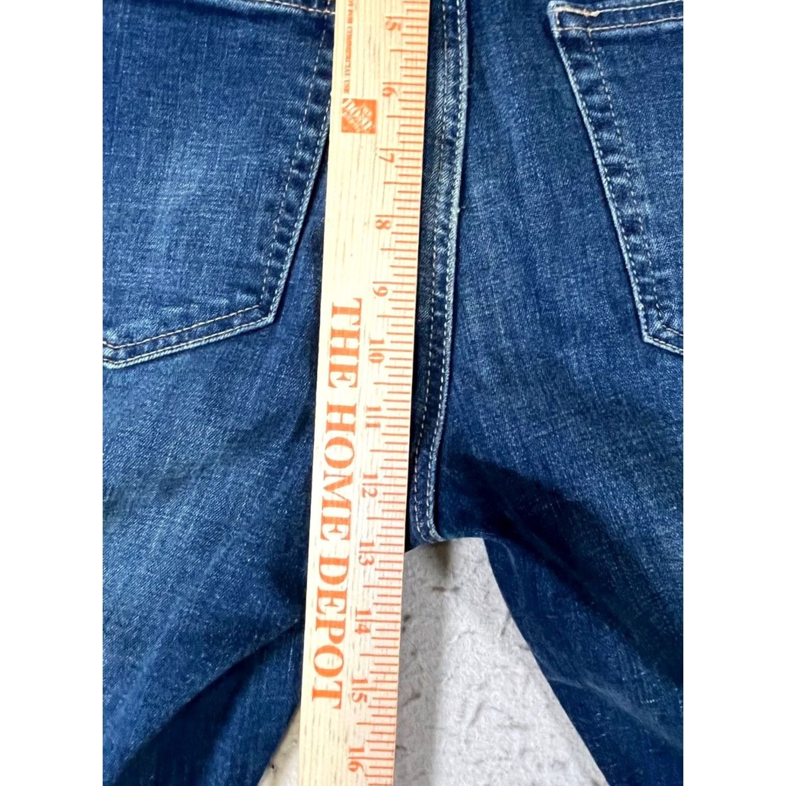 Lucky Brand Lucky Brand Womens Skinny Jeans 4 High Rise Bridgette Blue Denim Pants 27 Size 27" / US 4 / IT 40 - 4 Thumbnail