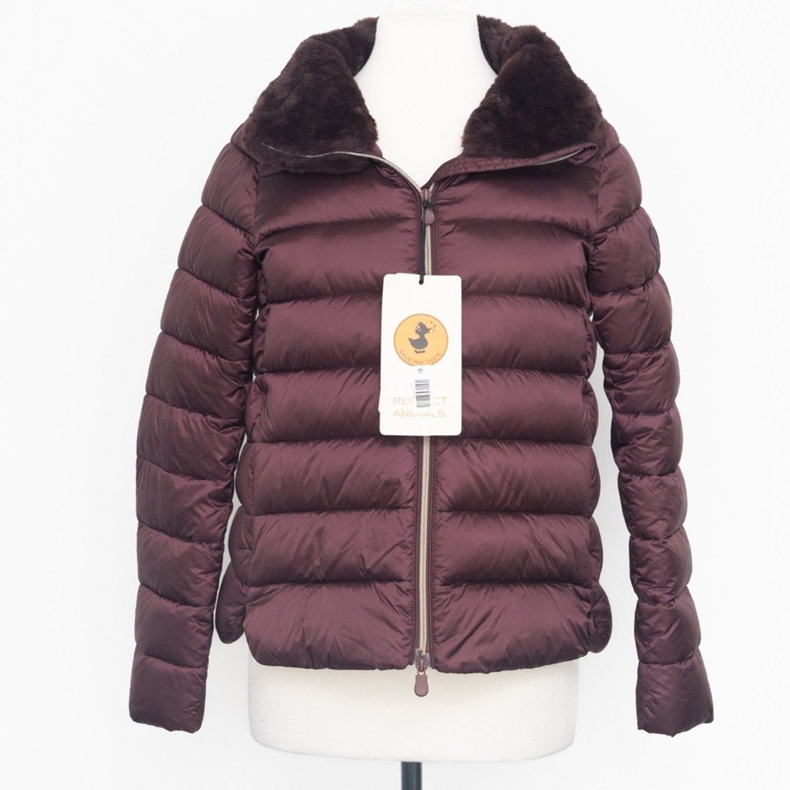Save The Duck Save The Duck. Mei Faux Fur Collar Coat. Size M / US 6-8 / IT 42-44 - 1 Thumbnail