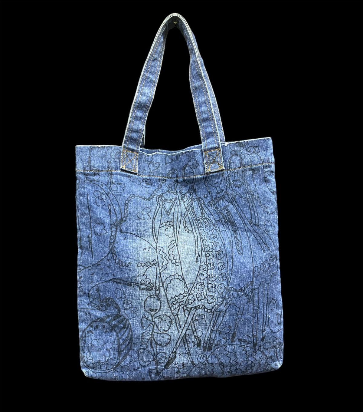 Issey Miyake × Tsumori Chisato Tsumori Chisato Issey Miyaki Denim Tote Bag Size ONE SIZE - 3 Thumbnail