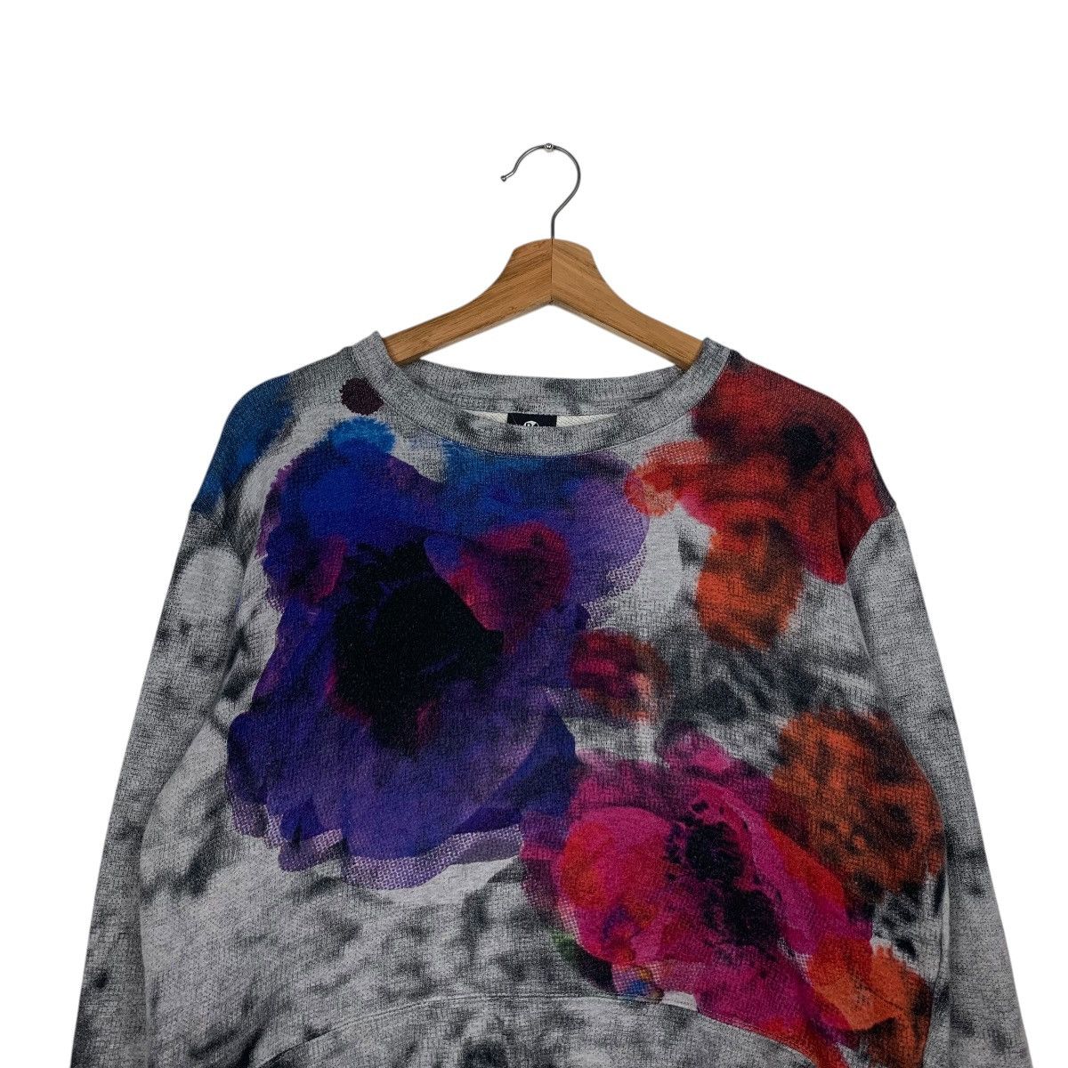 Paul Smith PAUL SMITH Artwork Graphics Cropped Sweatshirt #1853-C81 Size M / US 6-8 / IT 42-44 - 2 Thumbnail