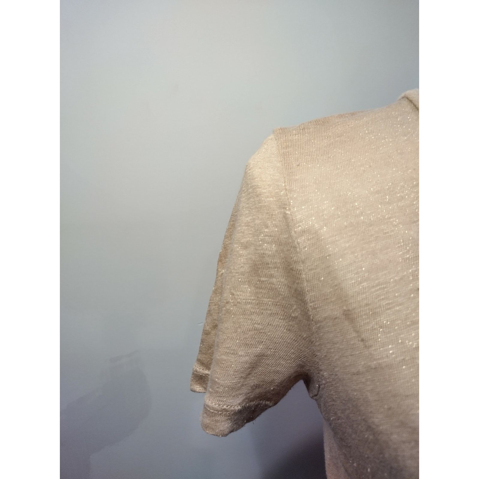 J.Crew J. Crew Womens 100% Linen T-Shirt Short Sleeve V-Neck Patch Size XS / US 0-2 / IT 36-38 - 7 Thumbnail