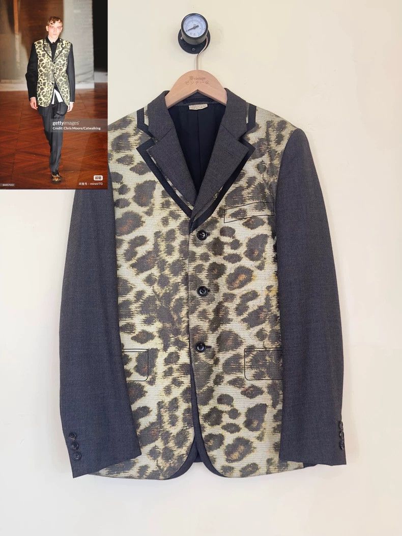 Comme des Garcons Comme Des Garcons Leopard-print suit jacket Size US XS / EU 42 / 0 - 1 Thumbnail