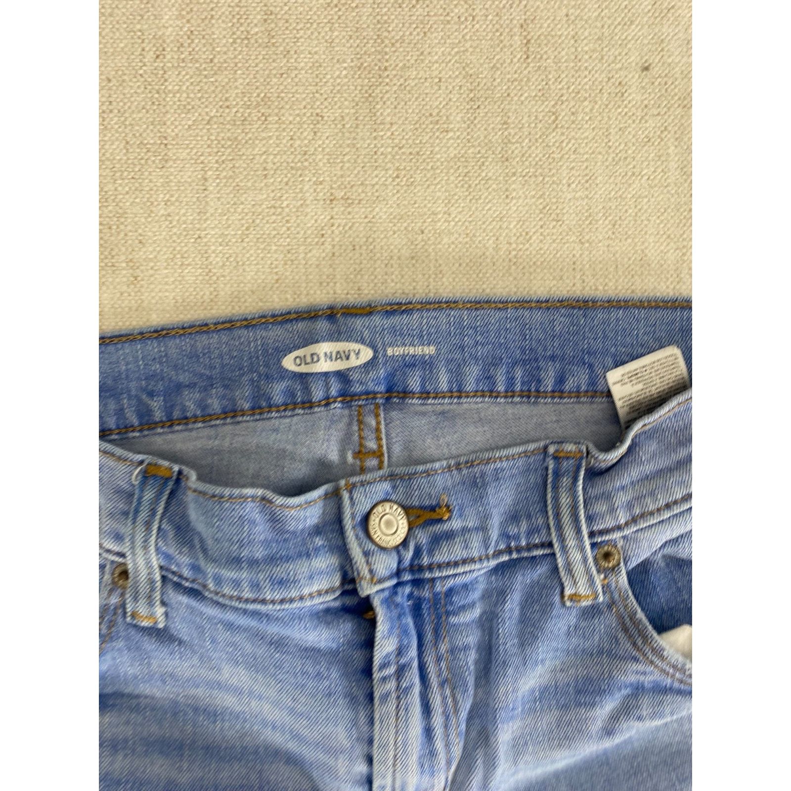 Old Navy Old Navy Boyfriend Jeans Womens 2 Blue Stretch Denim Size 26" / US 2 / IT 38 - 6 Thumbnail