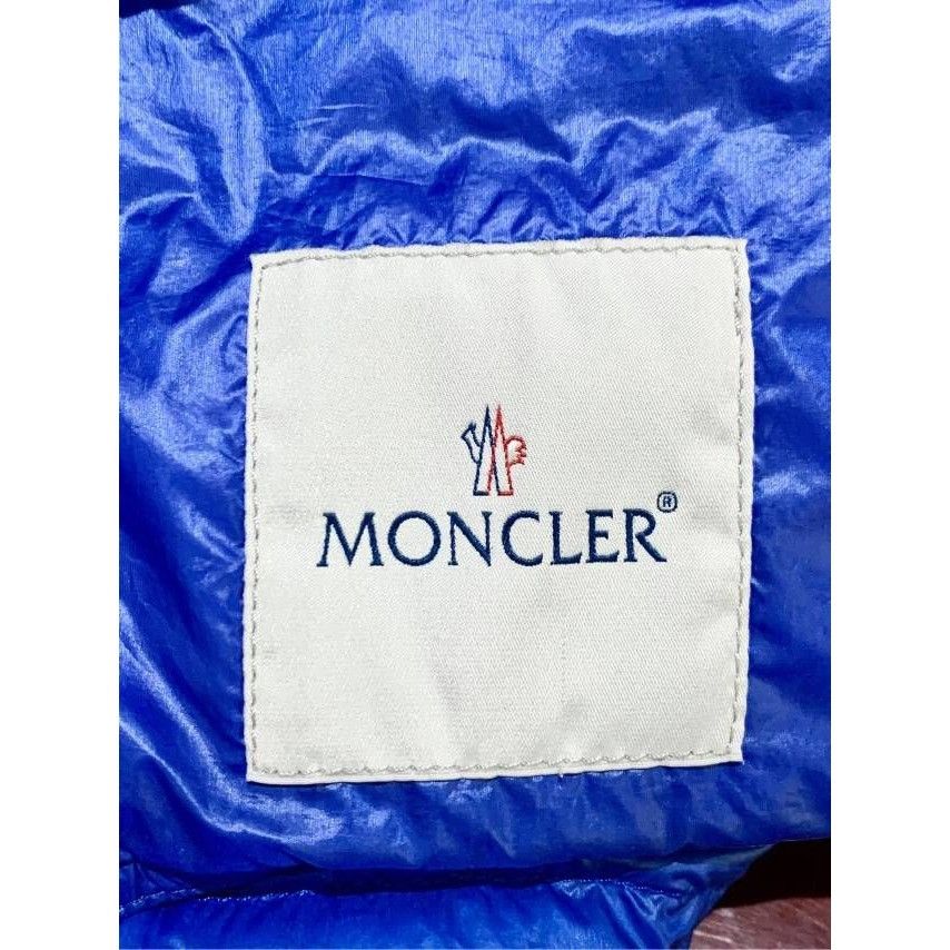 Moncler Moncler Mens Quilted Down Puffer Vest Blue Size 0 With Logo Size US XS / EU 42 / 0 - 2 Thumbnail