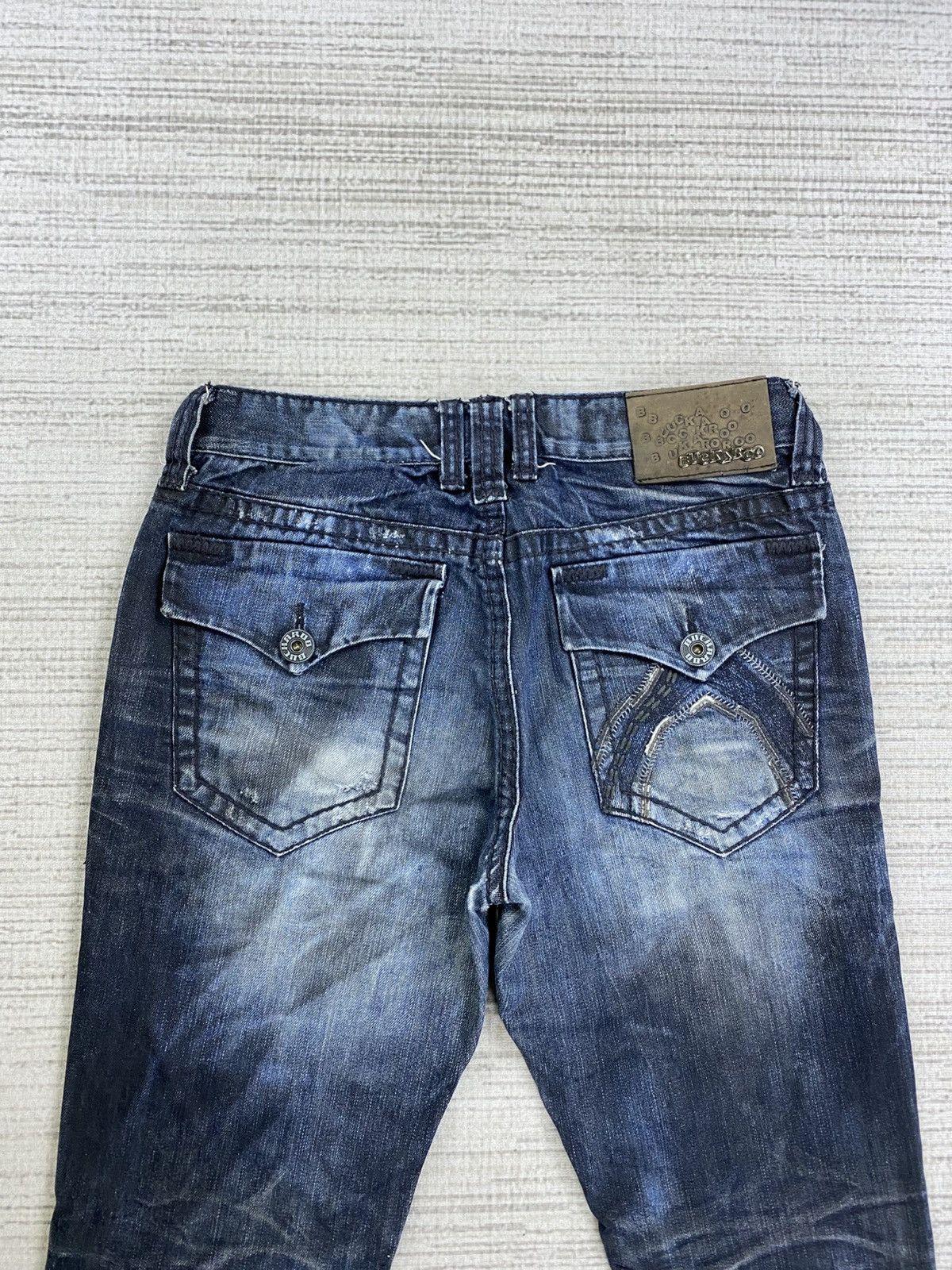 If Six Was Nine 🔥Buckaroo Jeans Distressed Rare Denim Pants Size US 32 / EU 48 - 12 Thumbnail