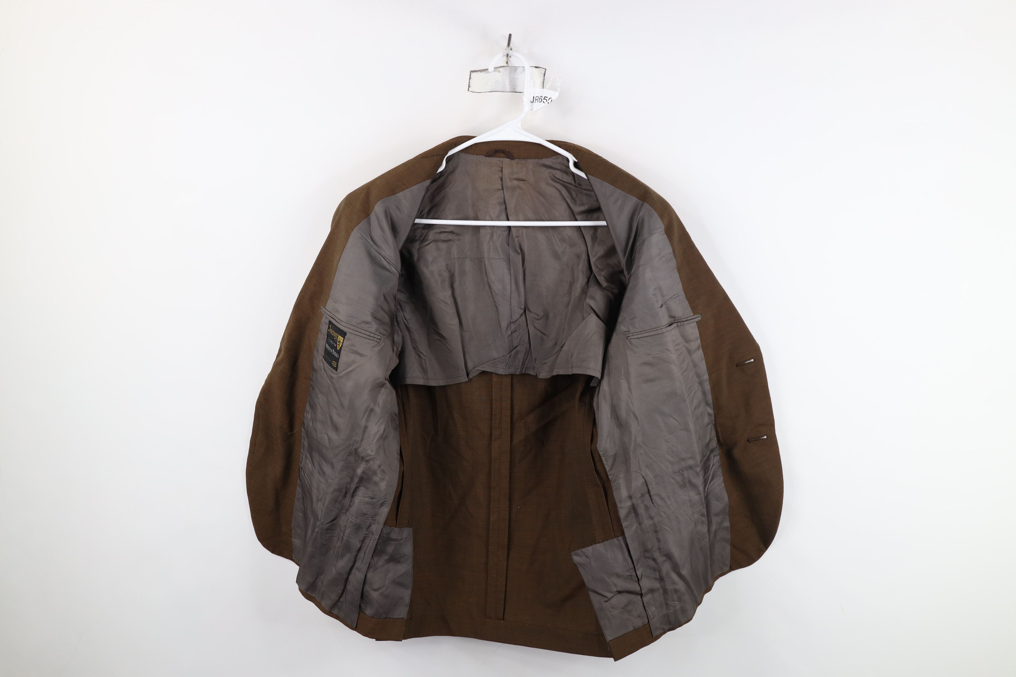 Vintage Vintage 50s Rockabilly Gabardine 2 Button Suit Coat Jacket Size US L / EU 52-54 / 3 - 9 Thumbnail