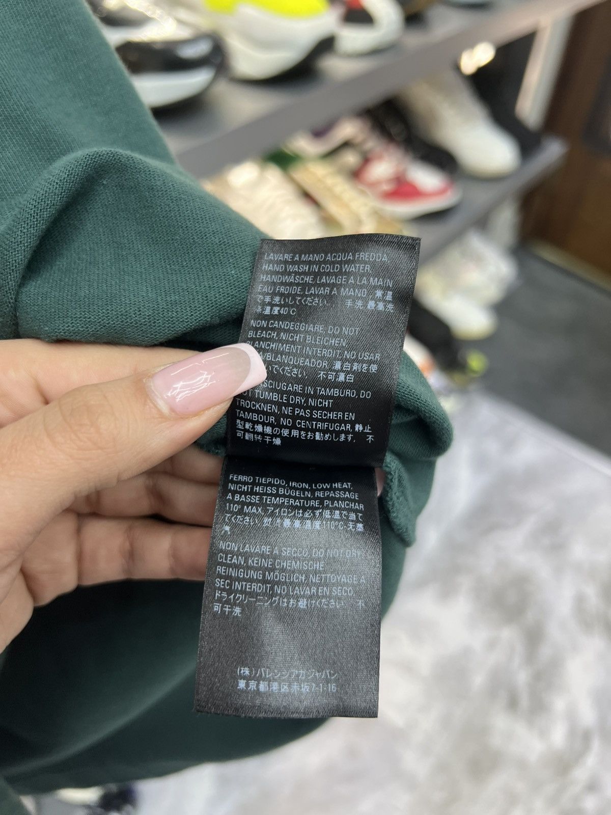 Balenciaga Balenciaga Green Tee Shirt Size US M / EU 48-50 / 2 - 10 Thumbnail