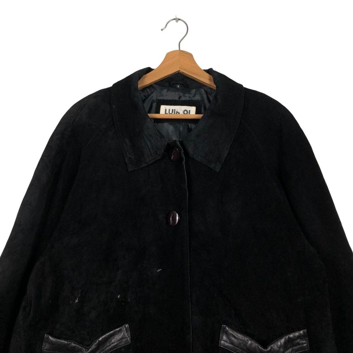 Japanese Brand 🔥VINTAGE CROPPED GENUINE LEATHER JACKET LUIMOI ISSEY MIYAKE Size US M / EU 48-50 / 2 - 5 Thumbnail