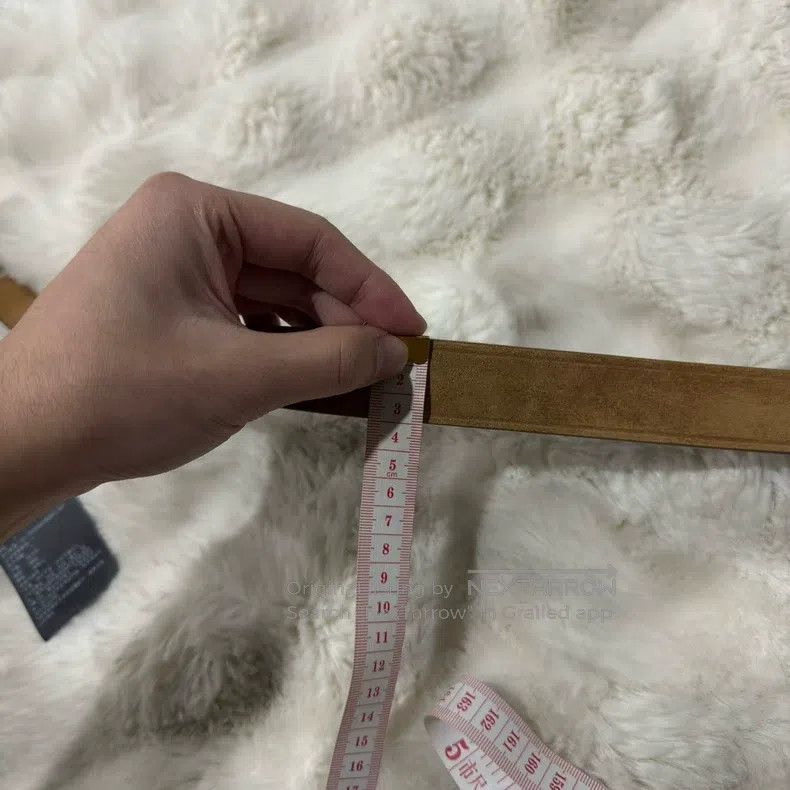 Saint Laurent Paris Saint Laurent Paris size 80 Golden Embossed Logo Belt Size ONE SIZE - 8 Thumbnail
