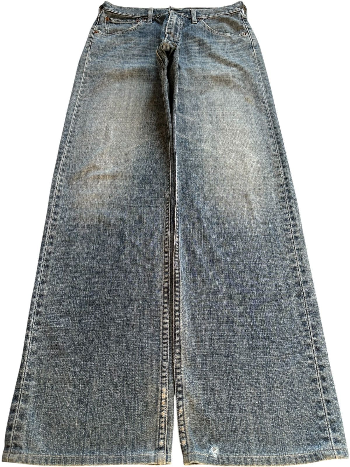 Levi's Vintage 90 Levis 503 Sick Mud Distressed Loose Baggy Jeans Size US 29 - 1 Thumbnail
