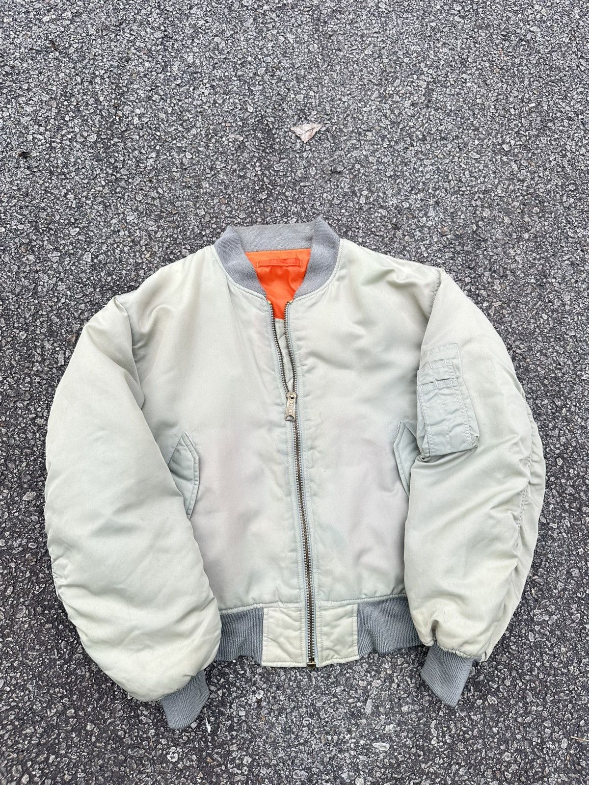 Vintage Vintage MA1 Man Intermediate Phantom Military Bomber Jacket Size US M / EU 48-50 / 2 - 5 Thumbnail