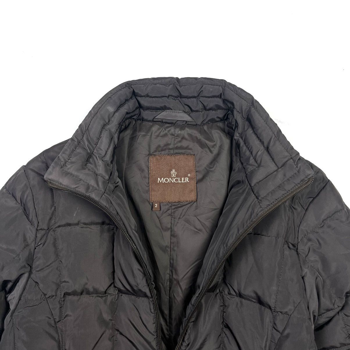 Moncler × Vintage Moncler Vintage Long Brown Jacket Luxury Streetwear Womens Size XS / US 0-2 / IT 36-38 - 6 Thumbnail