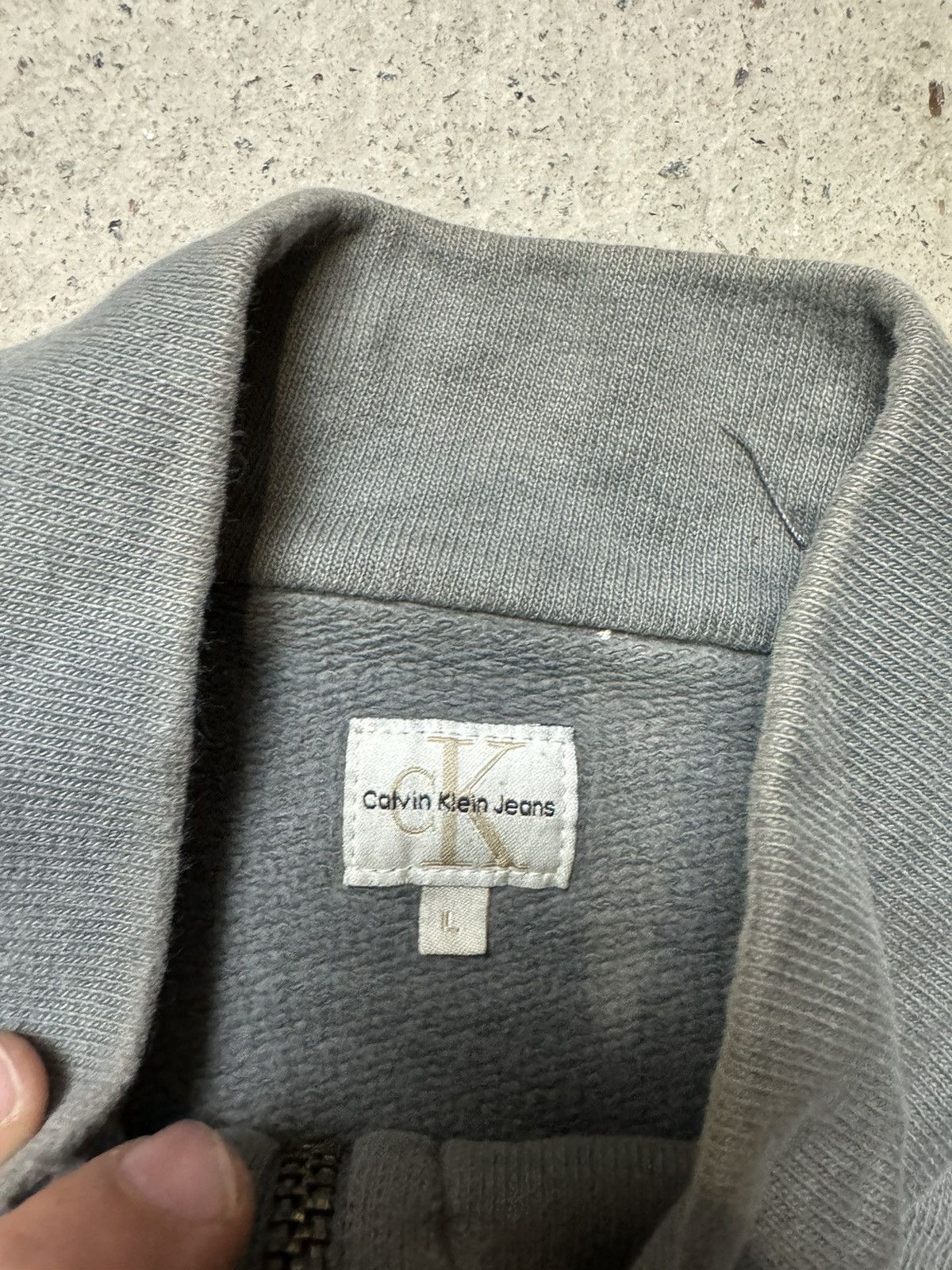 Calvin Klein × Vintage Vintage Y2K Calvin Klein Faded Motorcycle Police Departmen Size US L / EU 52-54 / 3 - 6 Thumbnail