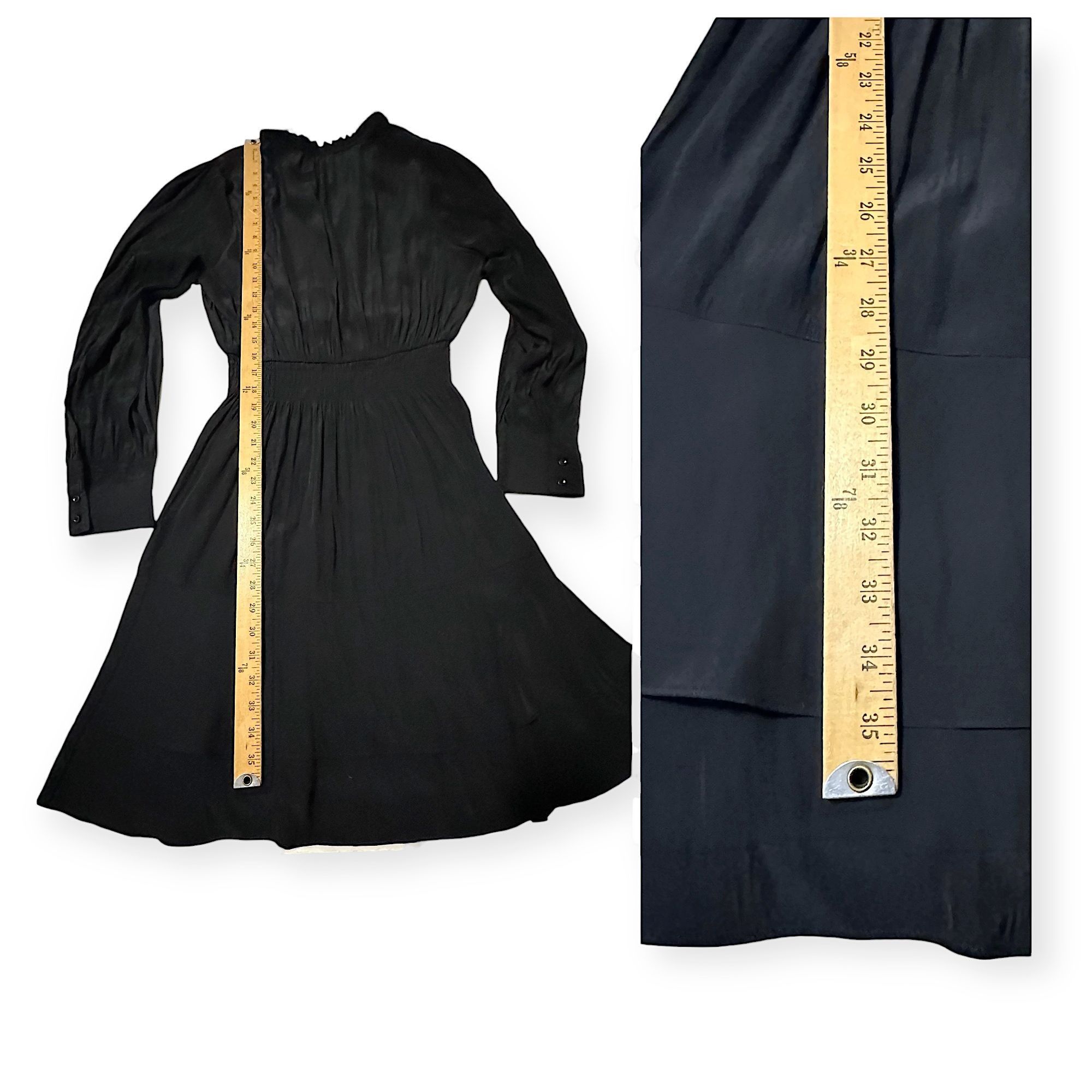 Brochu Walker Brochu Walker The Olivia Smocked Dress, Black Onyx, Size M, Size M / US 6-8 / IT 42-44 - 14 Thumbnail