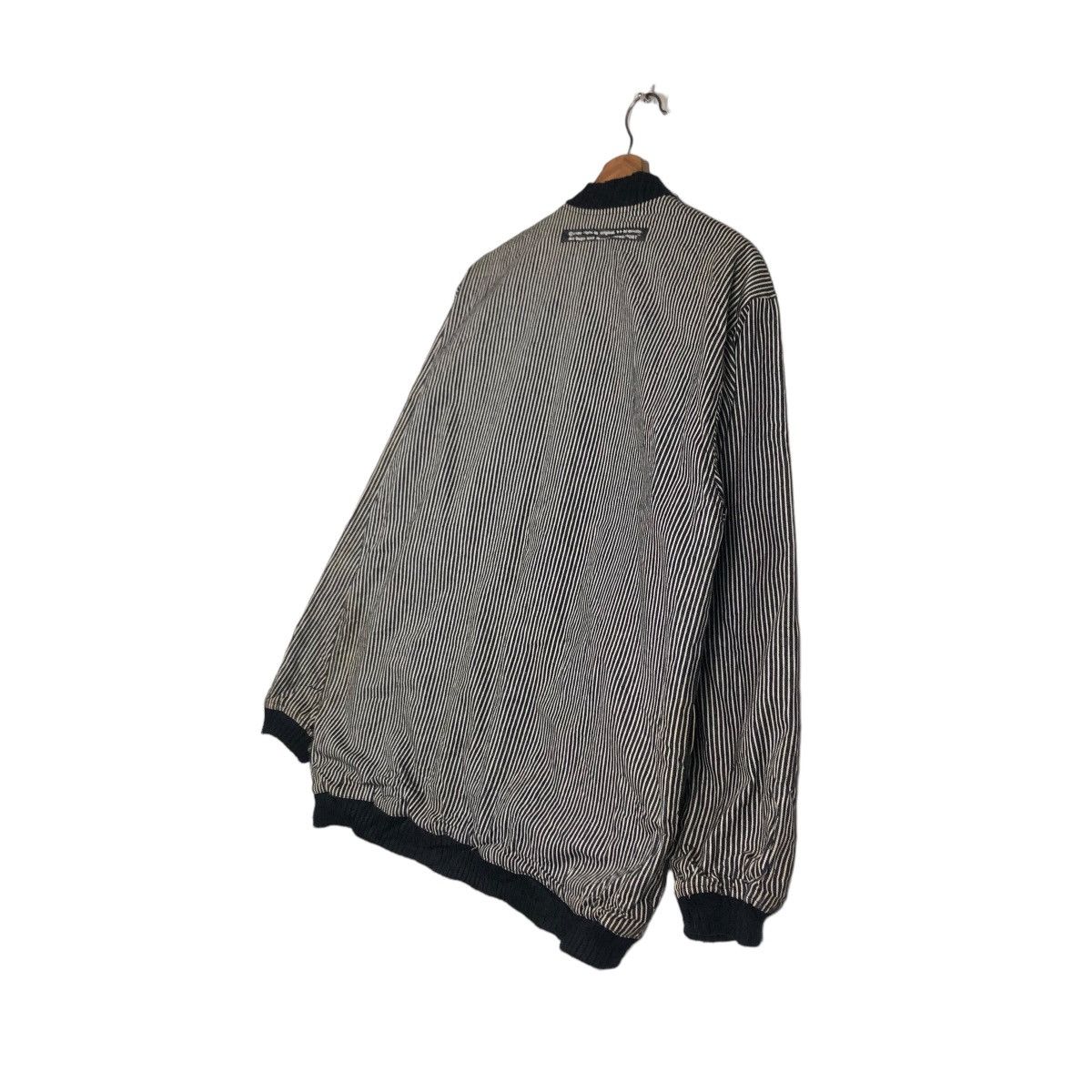 Japanese Brand × Vintage 📌VINTAGE BOMBER JACKET HICKORY OUT OF SIGHT ISSEY MIYAKE Size US M / EU 48-50 / 2 - 4 Thumbnail