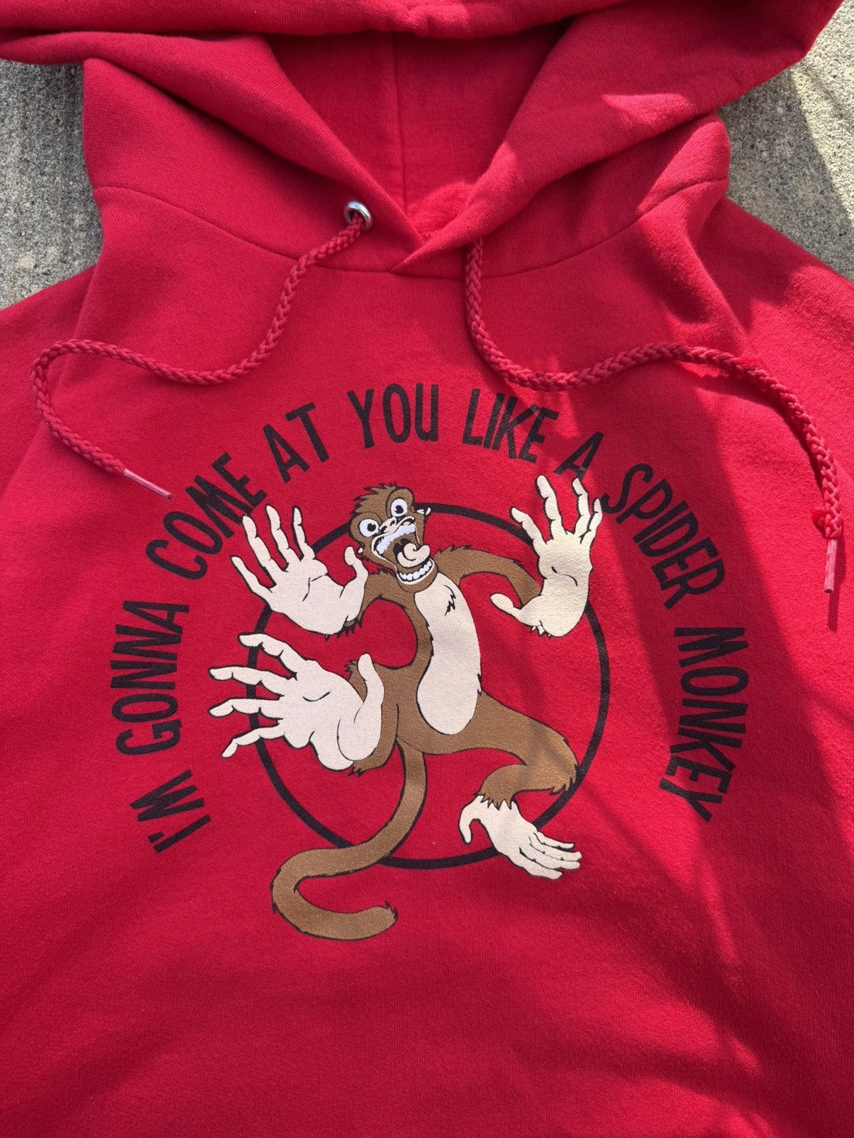 Other Vintage Y2K Humor Monkey Baggy Hoodie Size US M / EU 48-50 / 2 - 3 Thumbnail